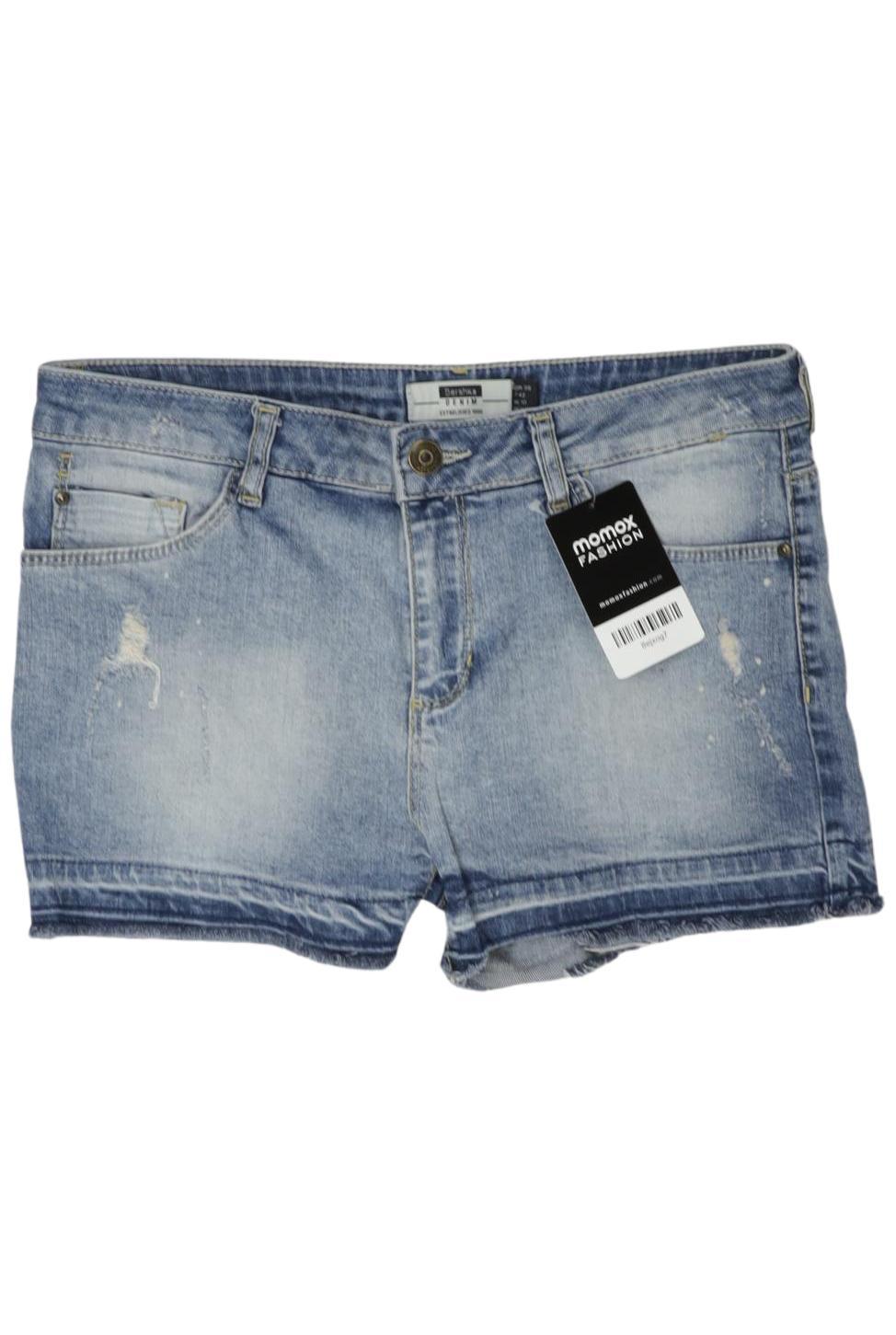 

bershka Damen Shorts, hellblau, Gr. 38