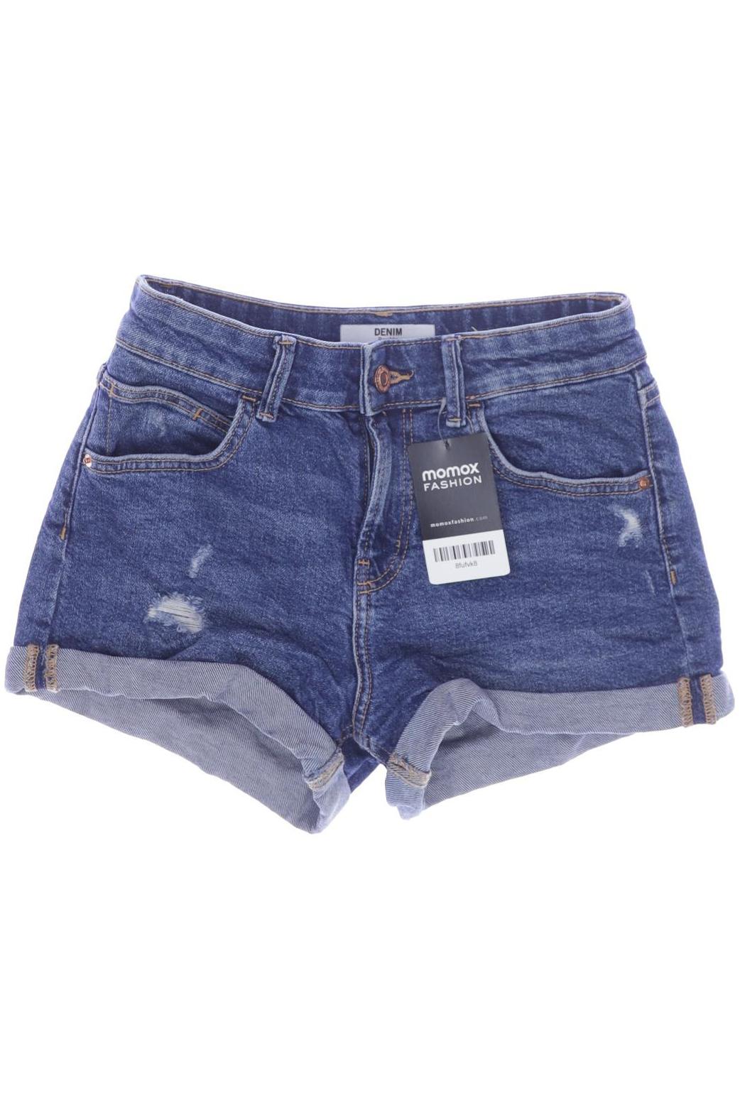 

bershka Damen Shorts, marineblau