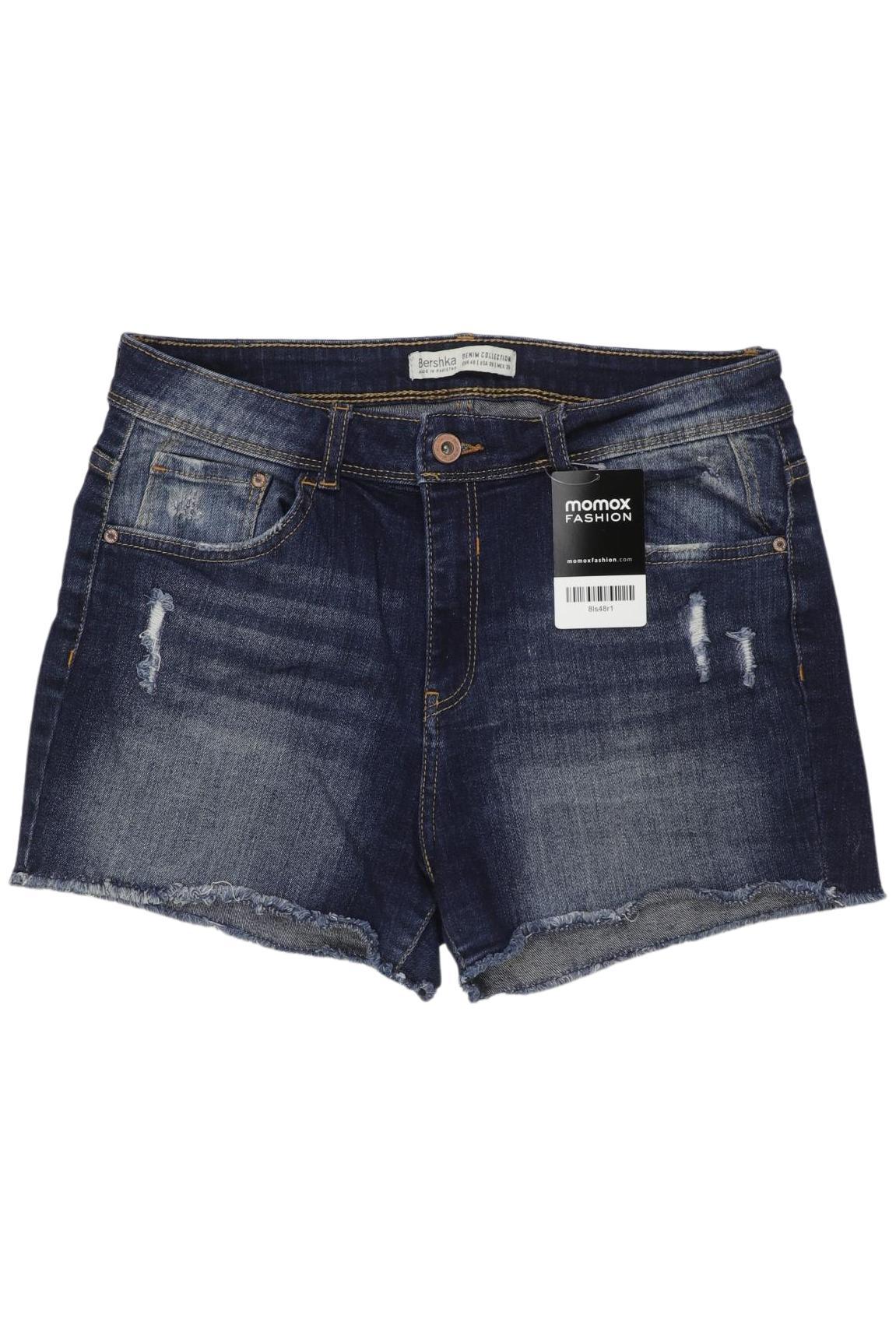 

bershka Damen Shorts, blau, Gr. 40