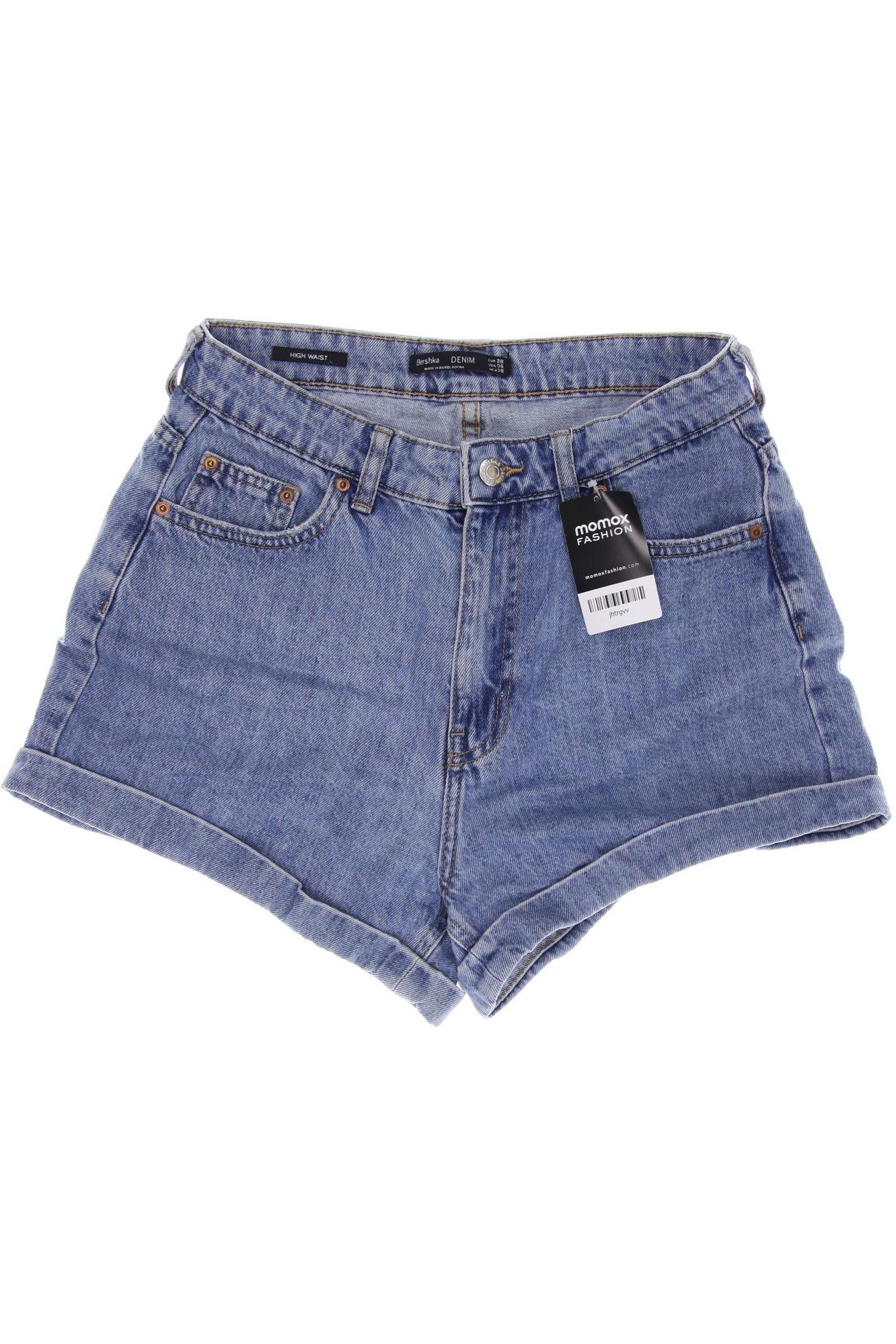 

bershka Damen Shorts, blau