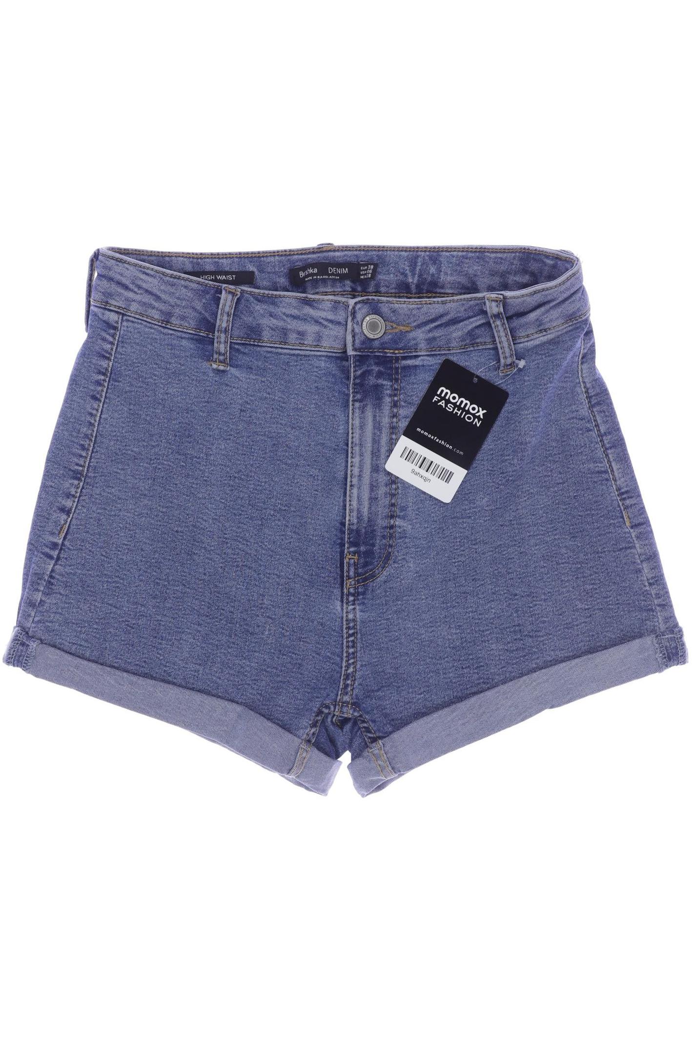 

bershka Damen Shorts, blau, Gr. 38