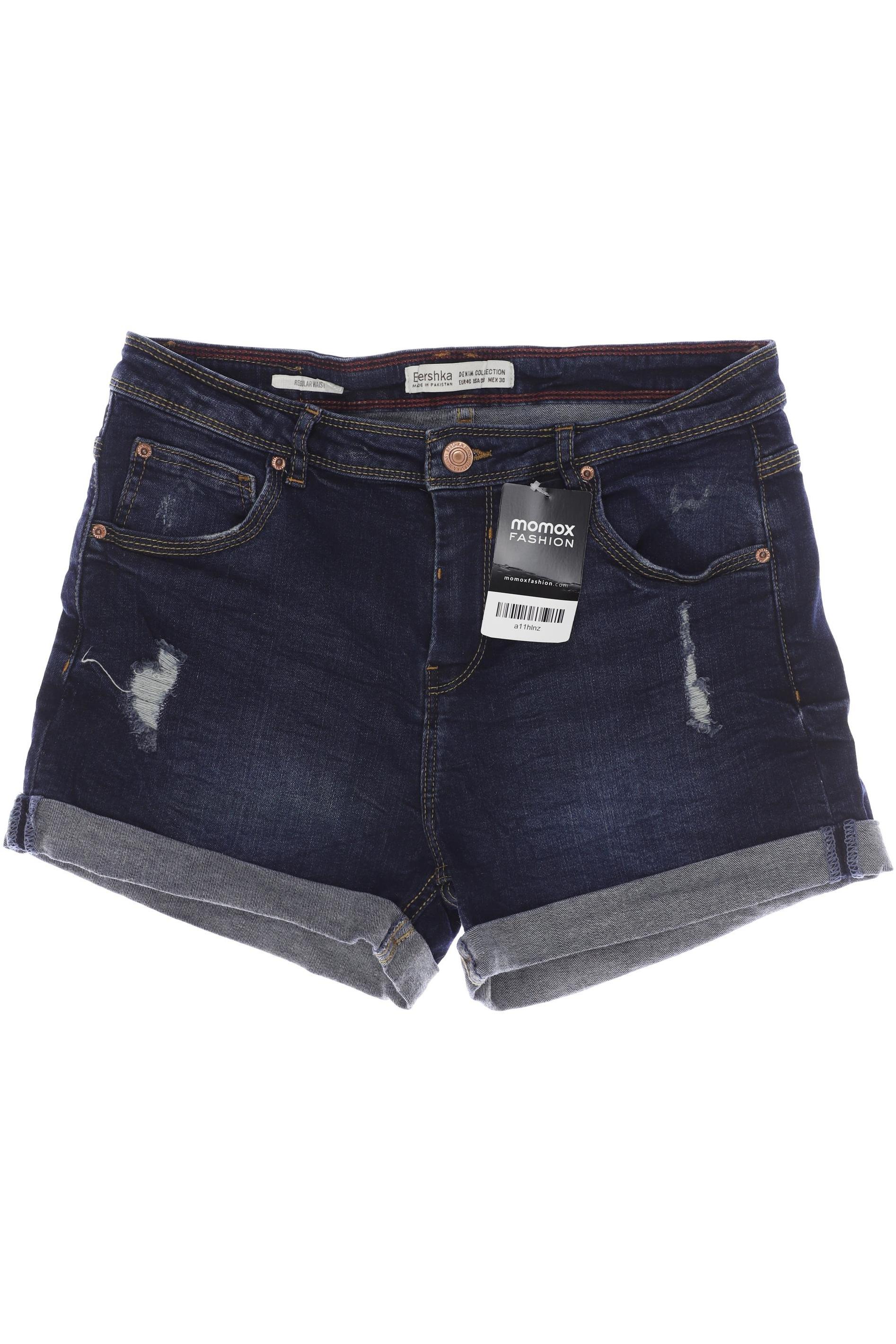 

bershka Damen Shorts, blau