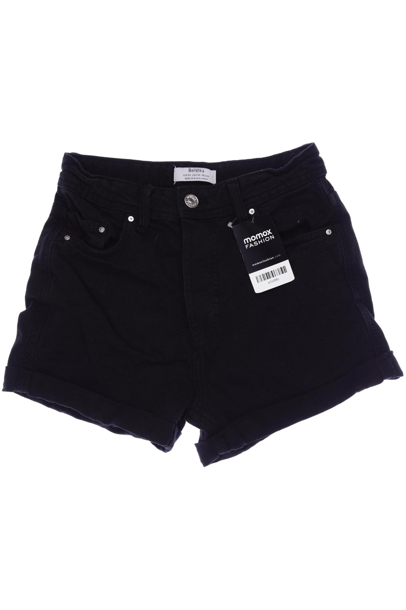 

bershka Damen Shorts, schwarz