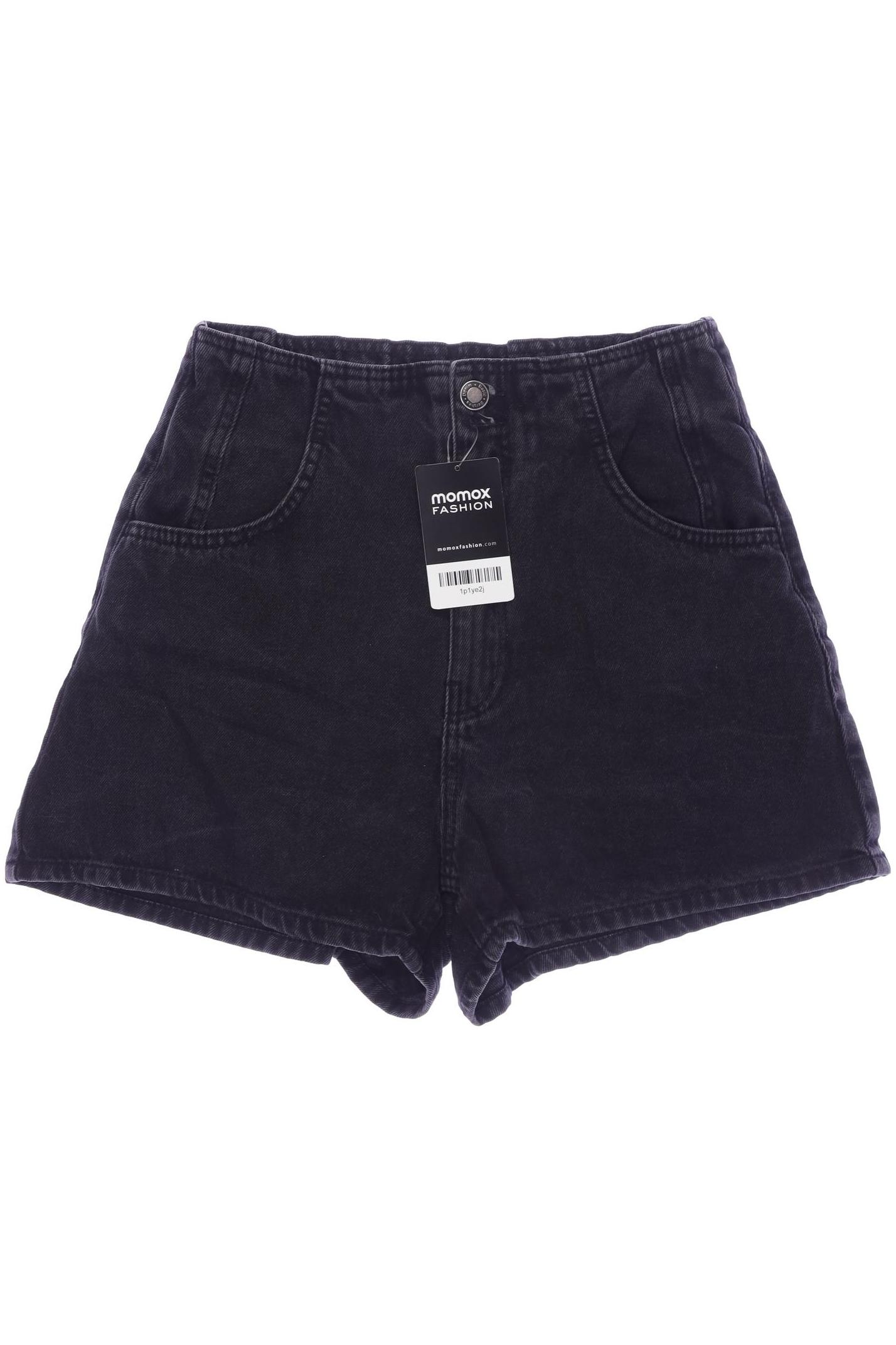 

bershka Damen Shorts, schwarz, Gr. 38