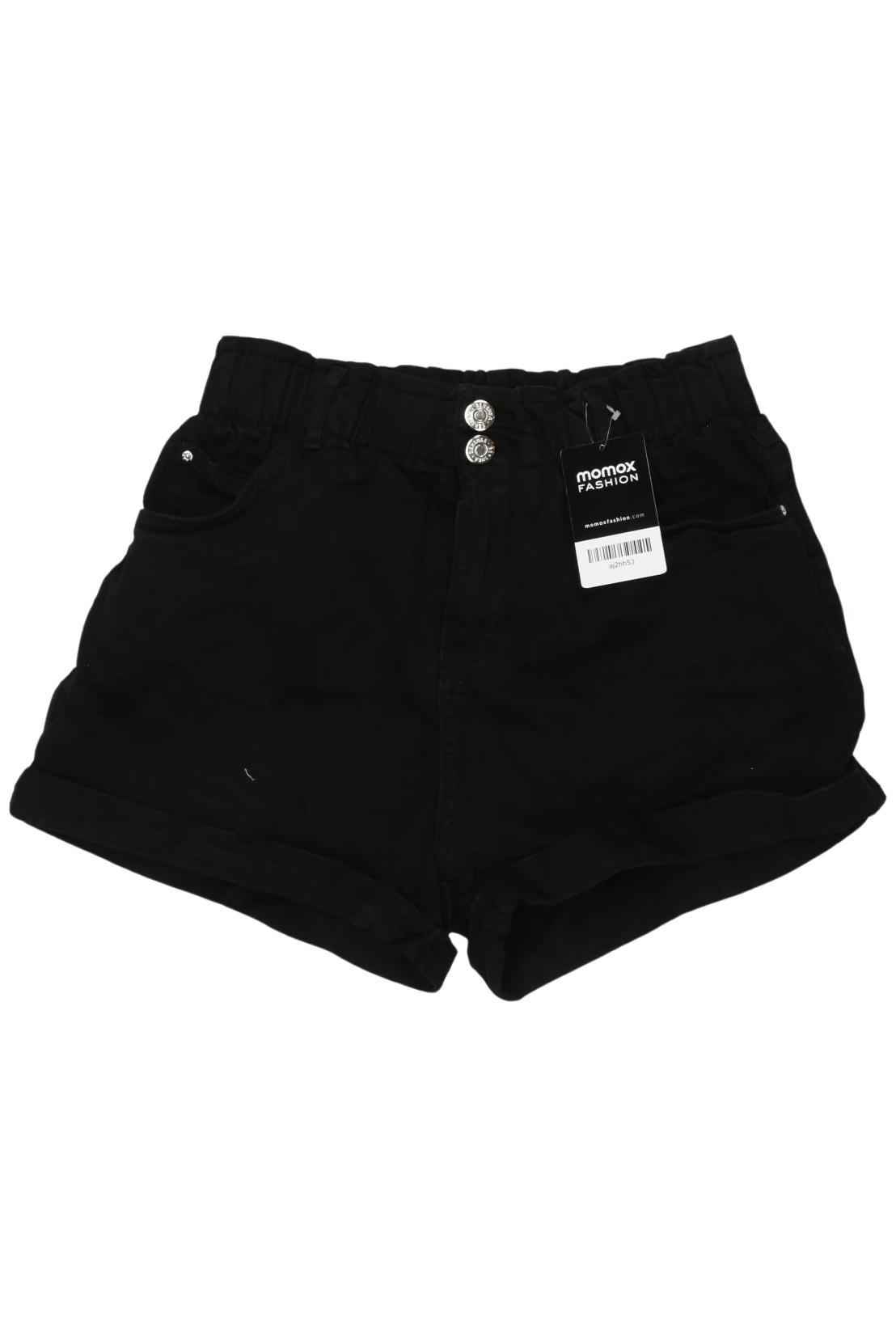 

bershka Damen Shorts, schwarz, Gr. 38