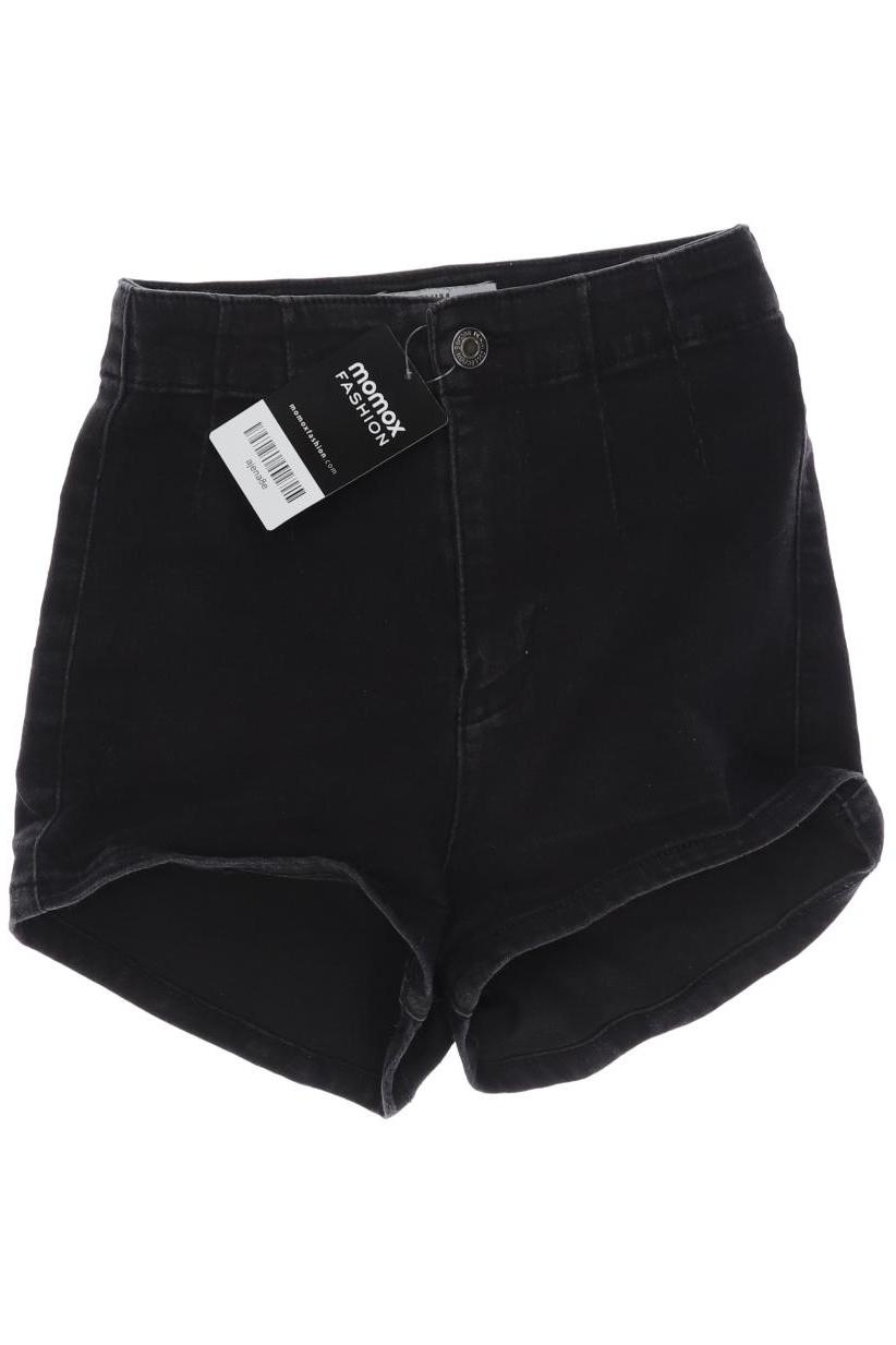 

bershka Damen Shorts, schwarz, Gr. 34