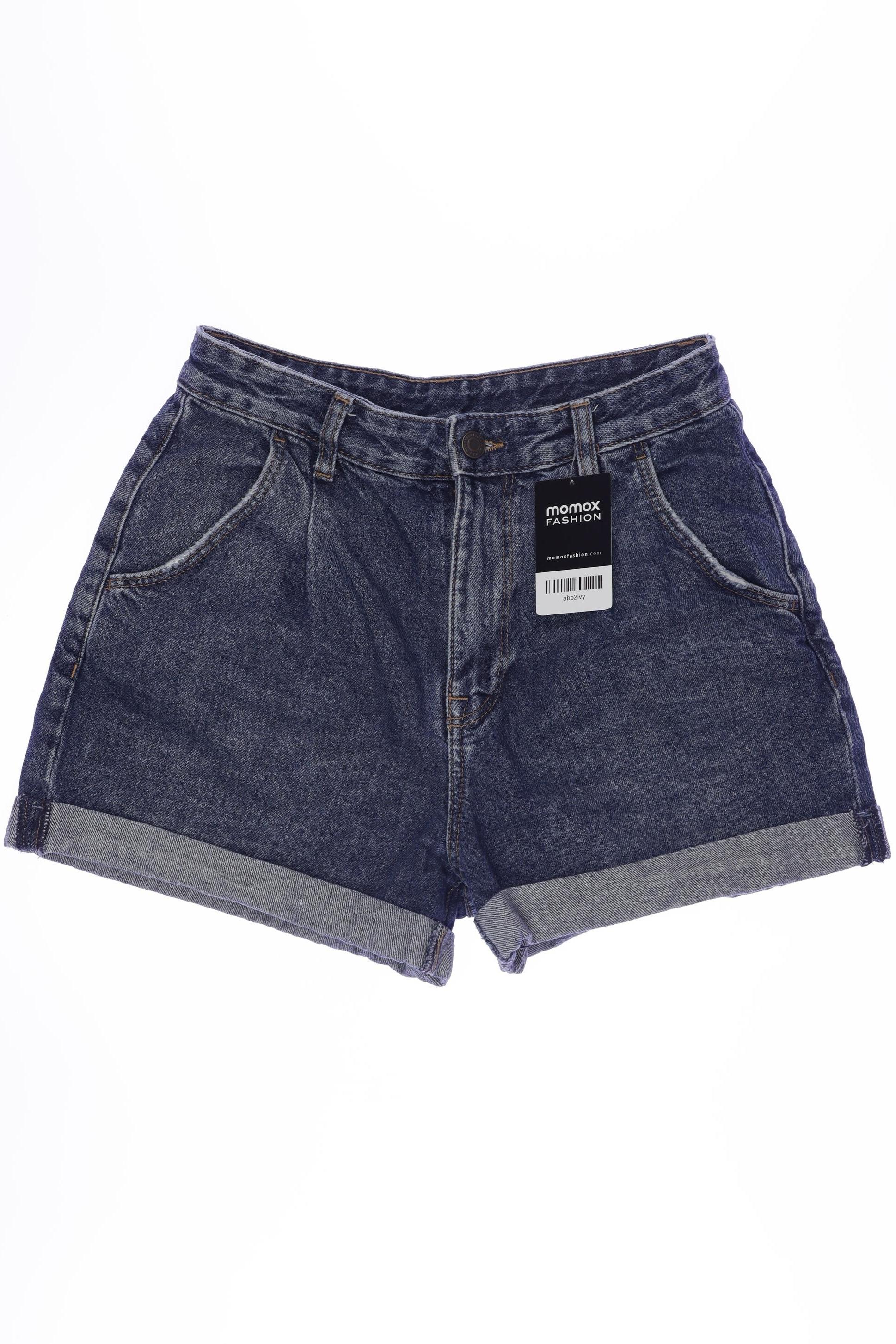 

bershka Damen Shorts, blau, Gr. 26