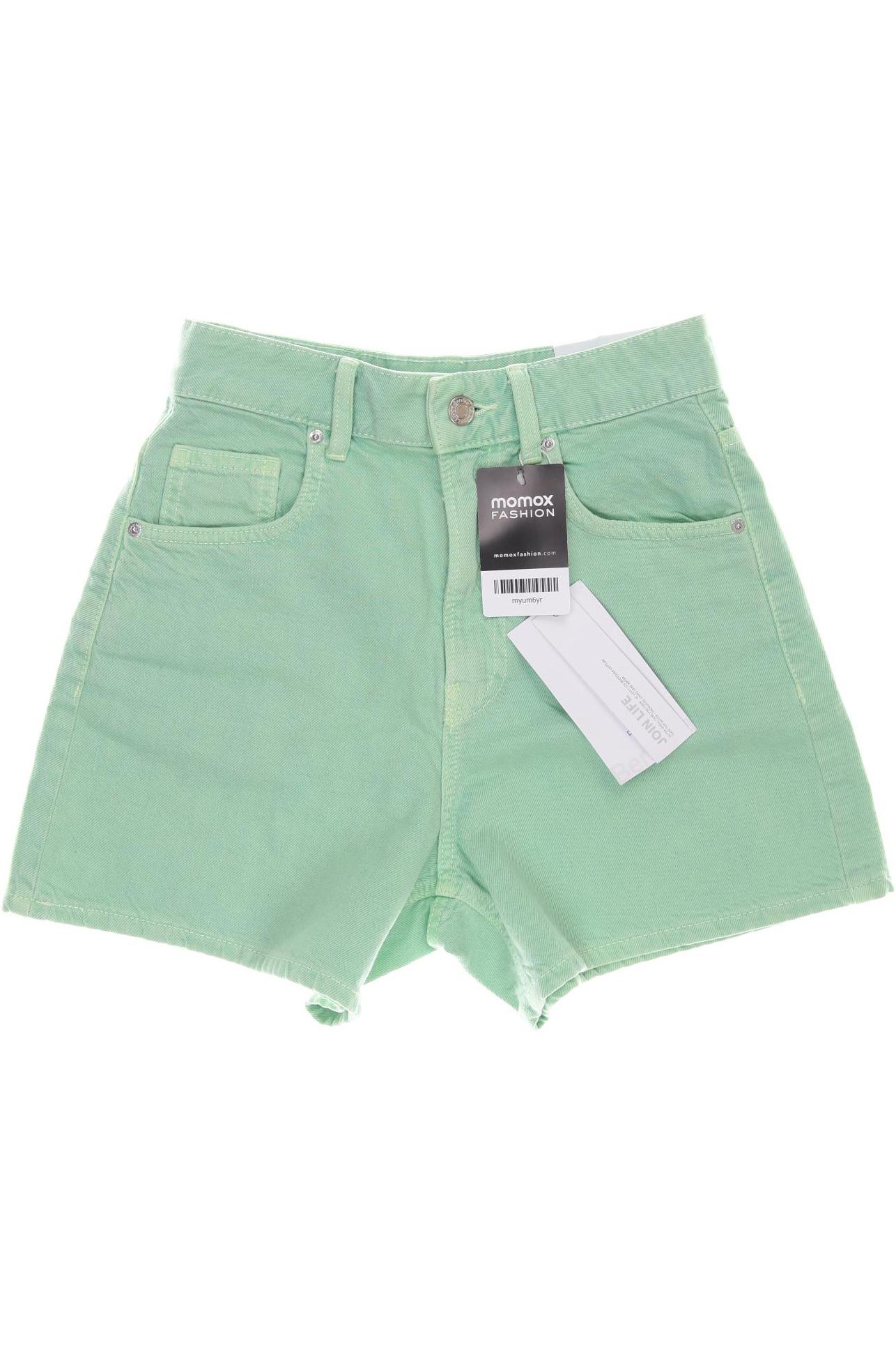 

bershka Damen Shorts, hellgrün
