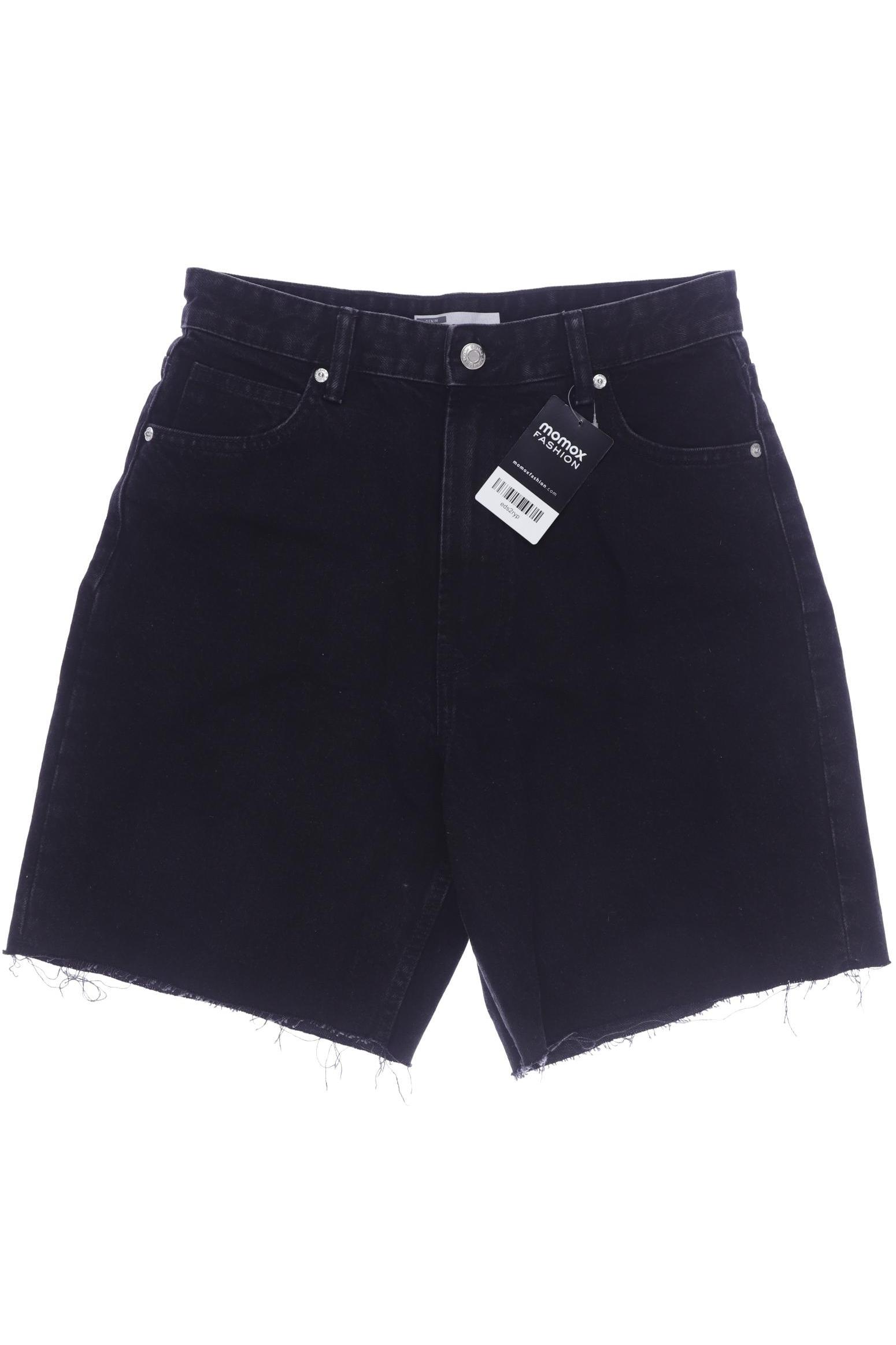 

bershka Damen Shorts, schwarz, Gr. 38