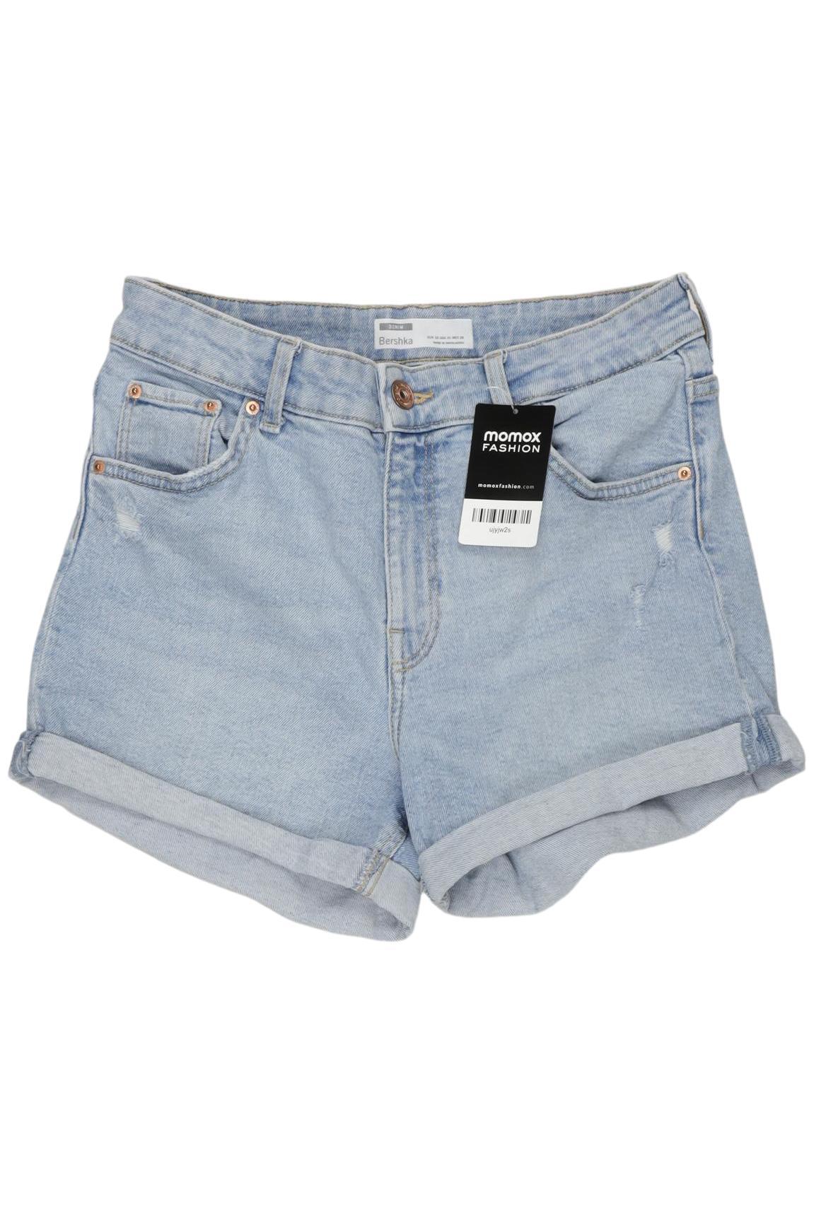

bershka Damen Shorts, hellblau, Gr. 38