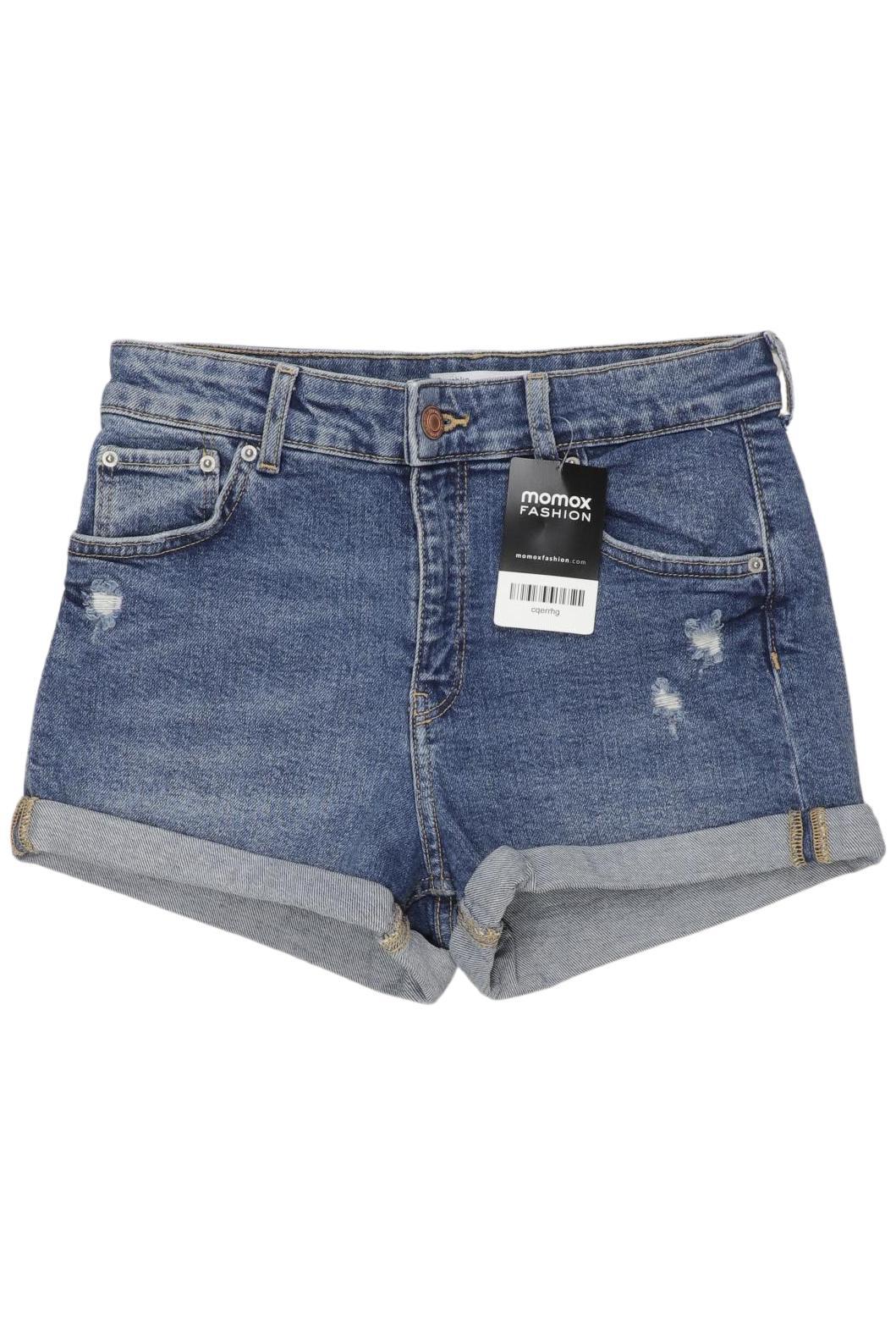 

bershka Damen Shorts, blau, Gr. 36