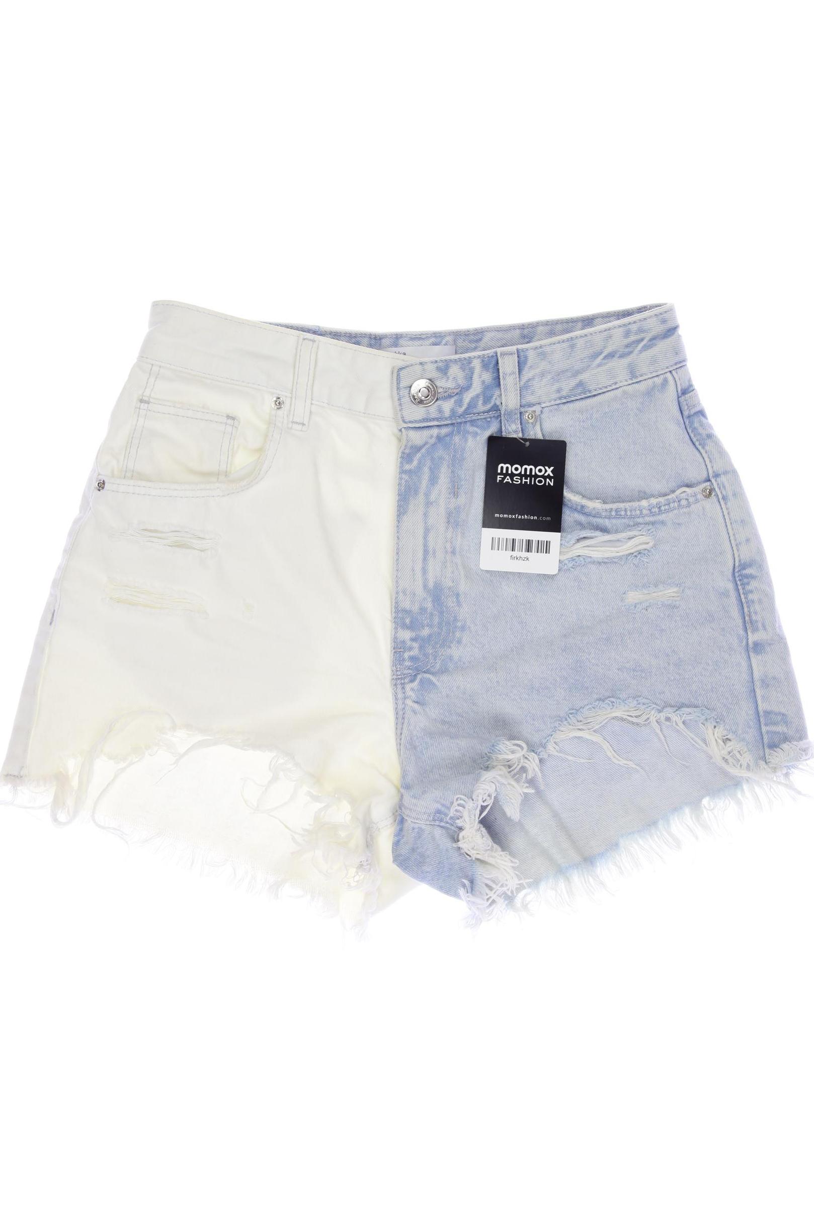 

bershka Damen Shorts, mehrfarbig, Gr. 36