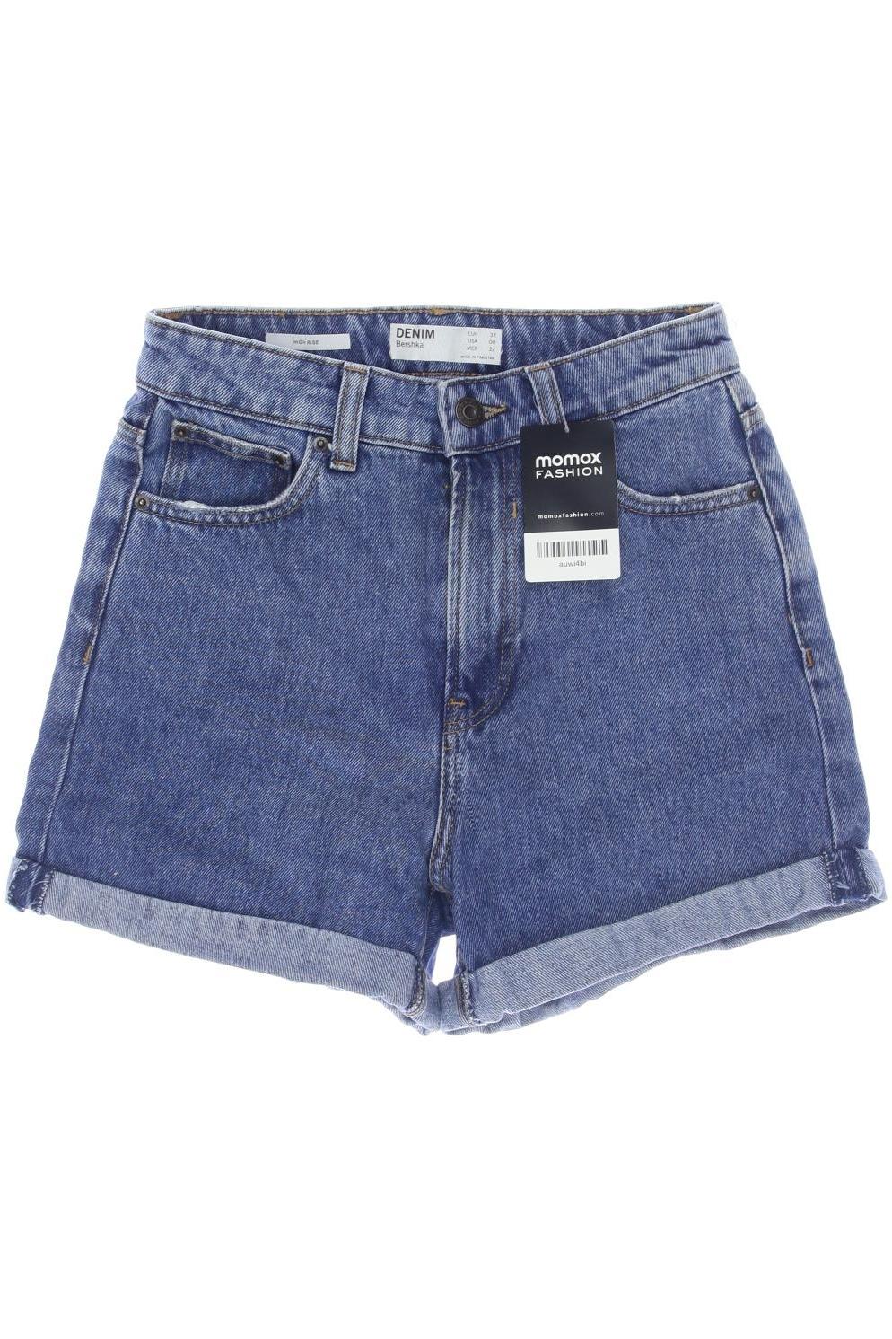 

bershka Damen Shorts, blau, Gr. 32