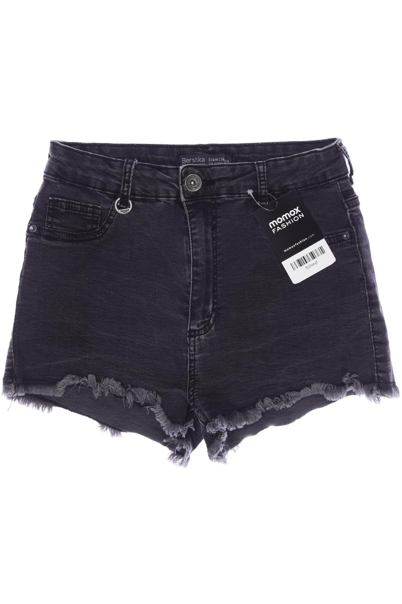 

bershka Damen Shorts, grau, Gr. 36