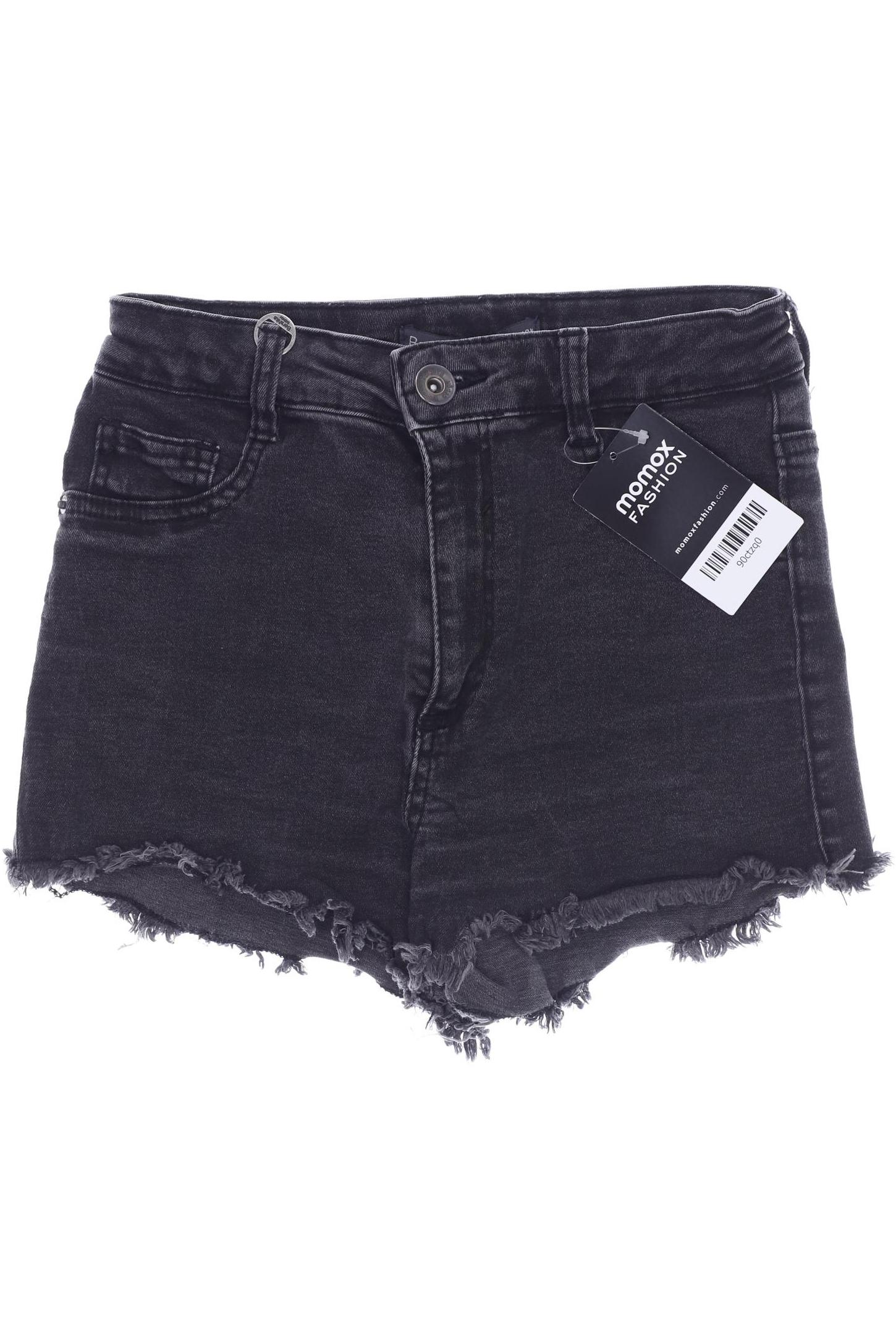 

bershka Damen Shorts, grau, Gr. 34