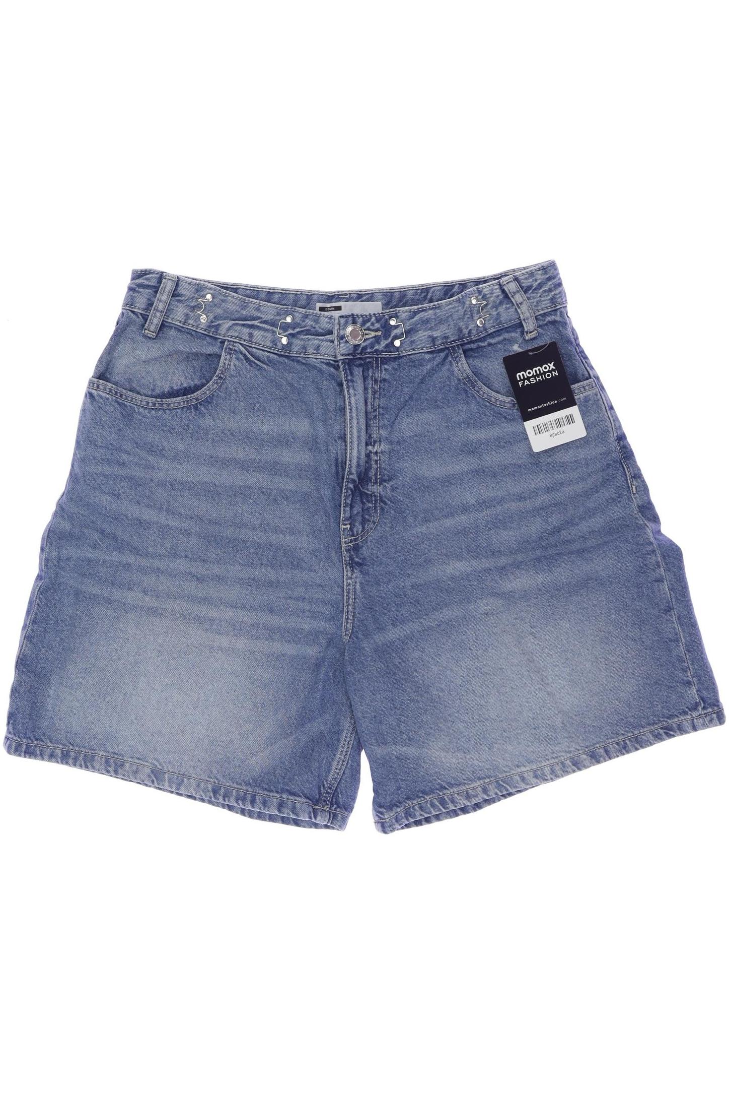 

bershka Damen Shorts, blau, Gr. 36