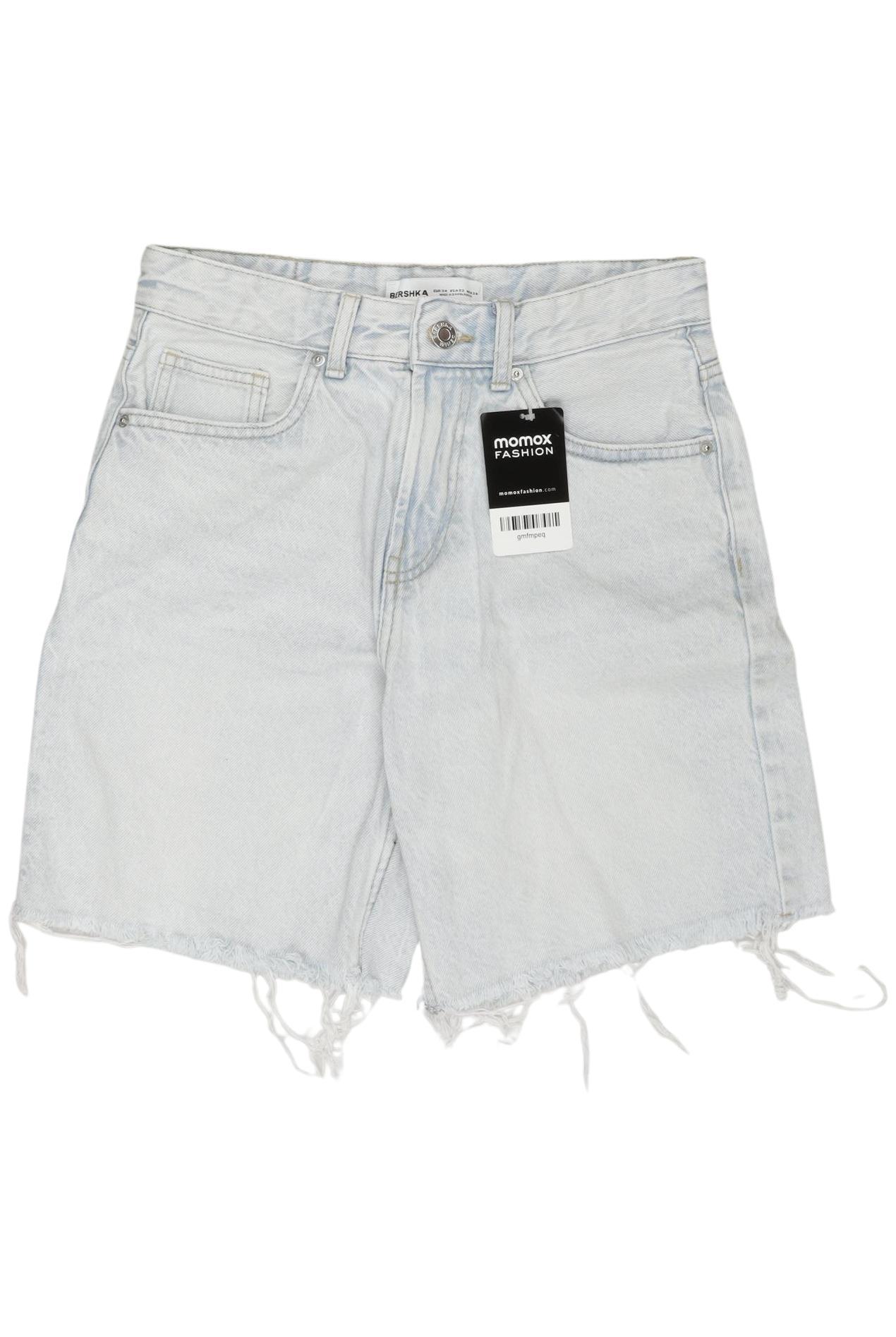

bershka Damen Shorts, hellblau, Gr. 34