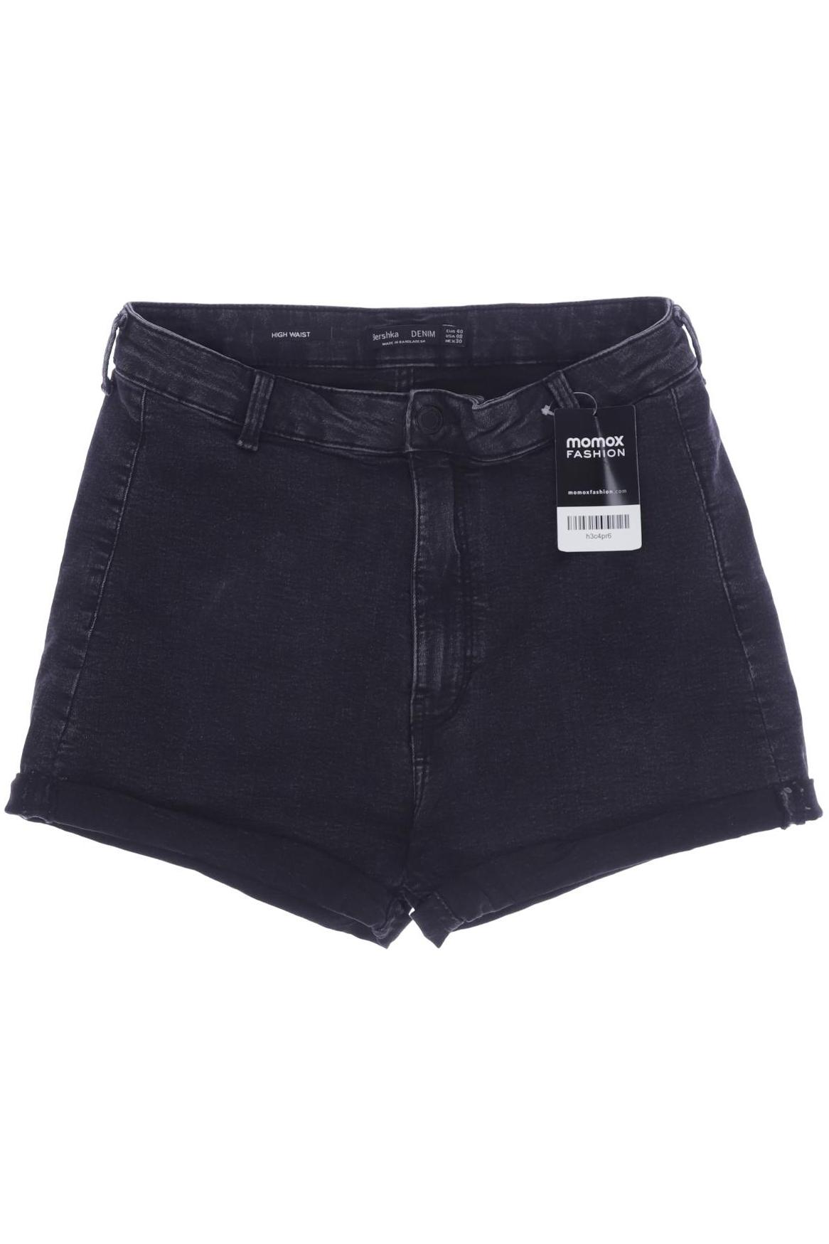 

bershka Damen Shorts, grau