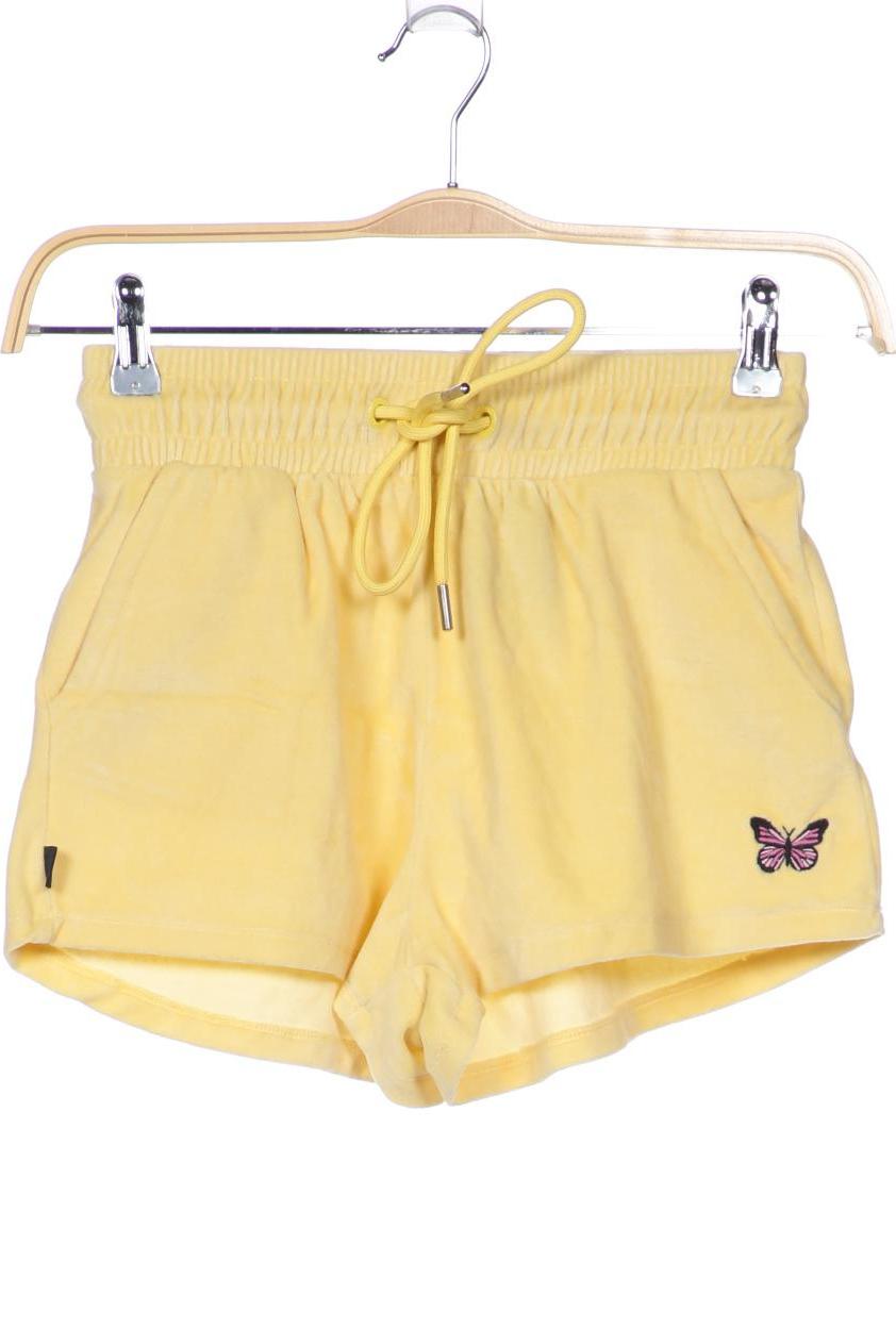 

bershka Damen Shorts, gelb