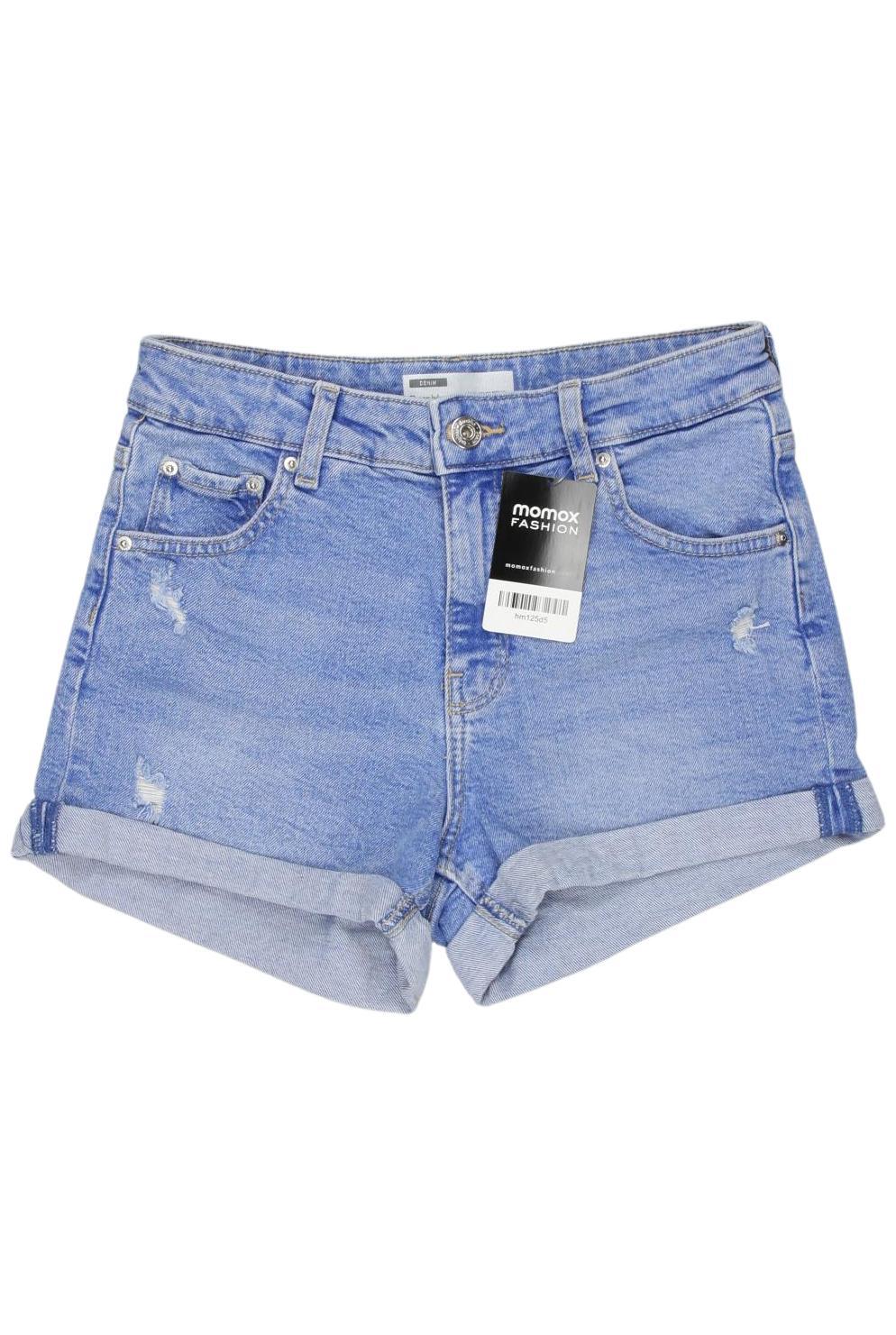 

bershka Damen Shorts, blau, Gr. 36