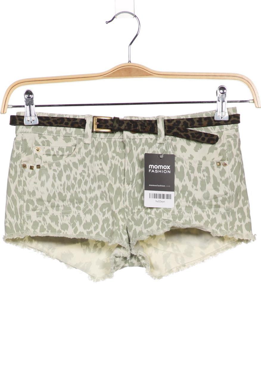 

bershka Damen Shorts, grün