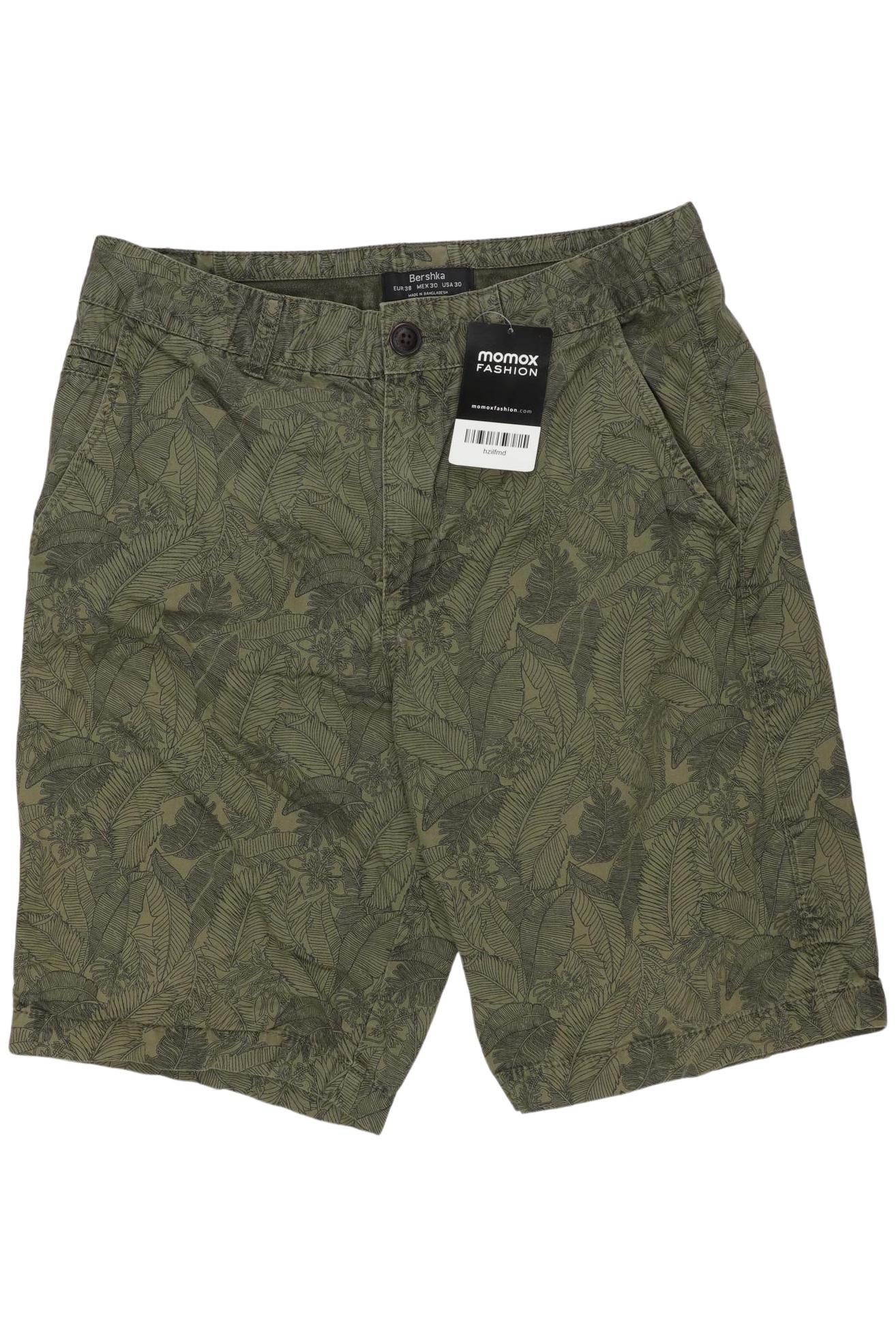 

bershka Damen Shorts, grün, Gr. 38