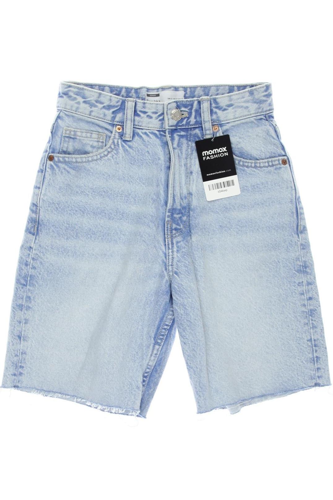 

bershka Damen Shorts, hellblau, Gr. 32