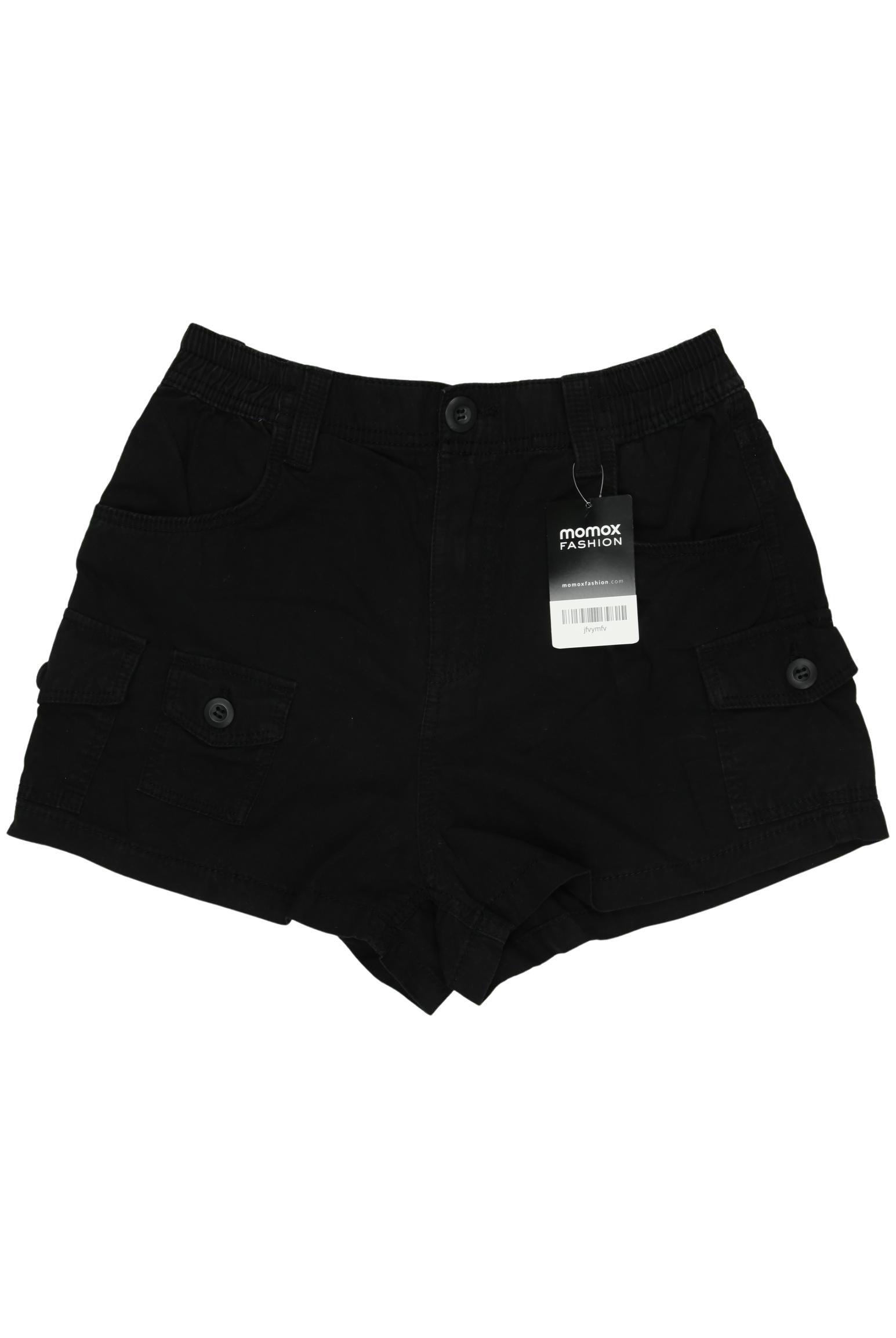 

bershka Damen Shorts, schwarz, Gr. 36
