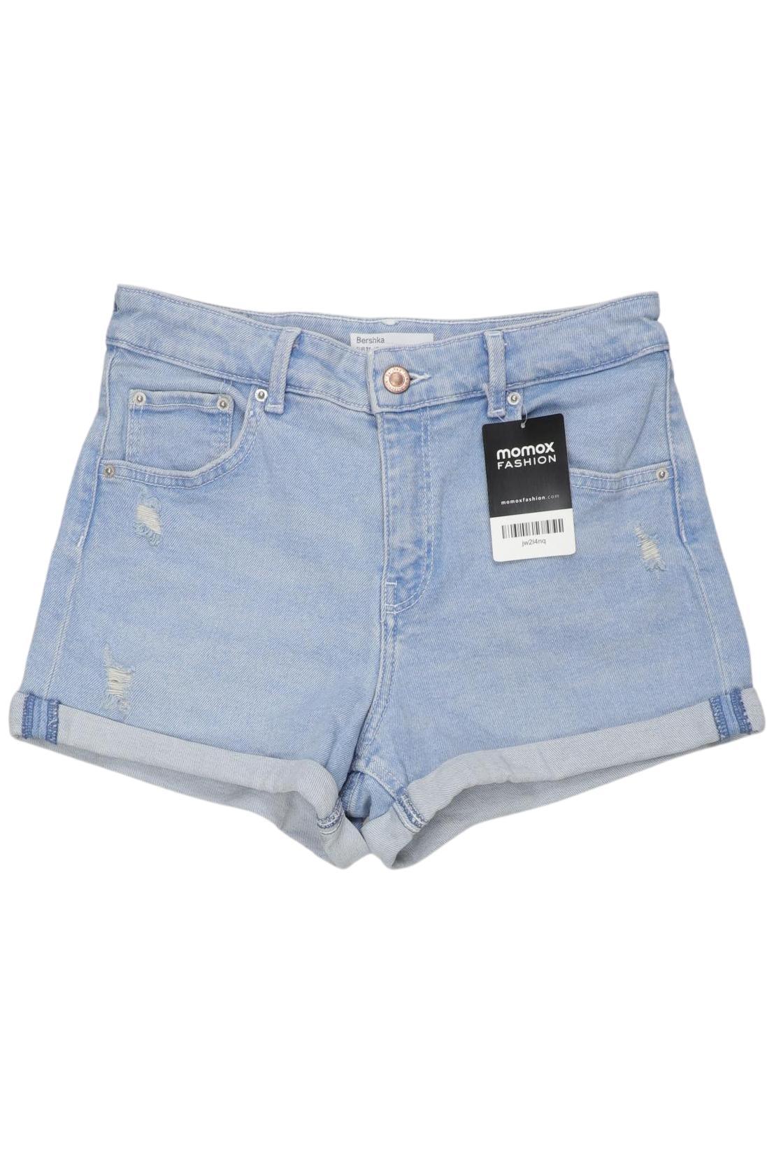 

bershka Damen Shorts, hellblau, Gr. 36