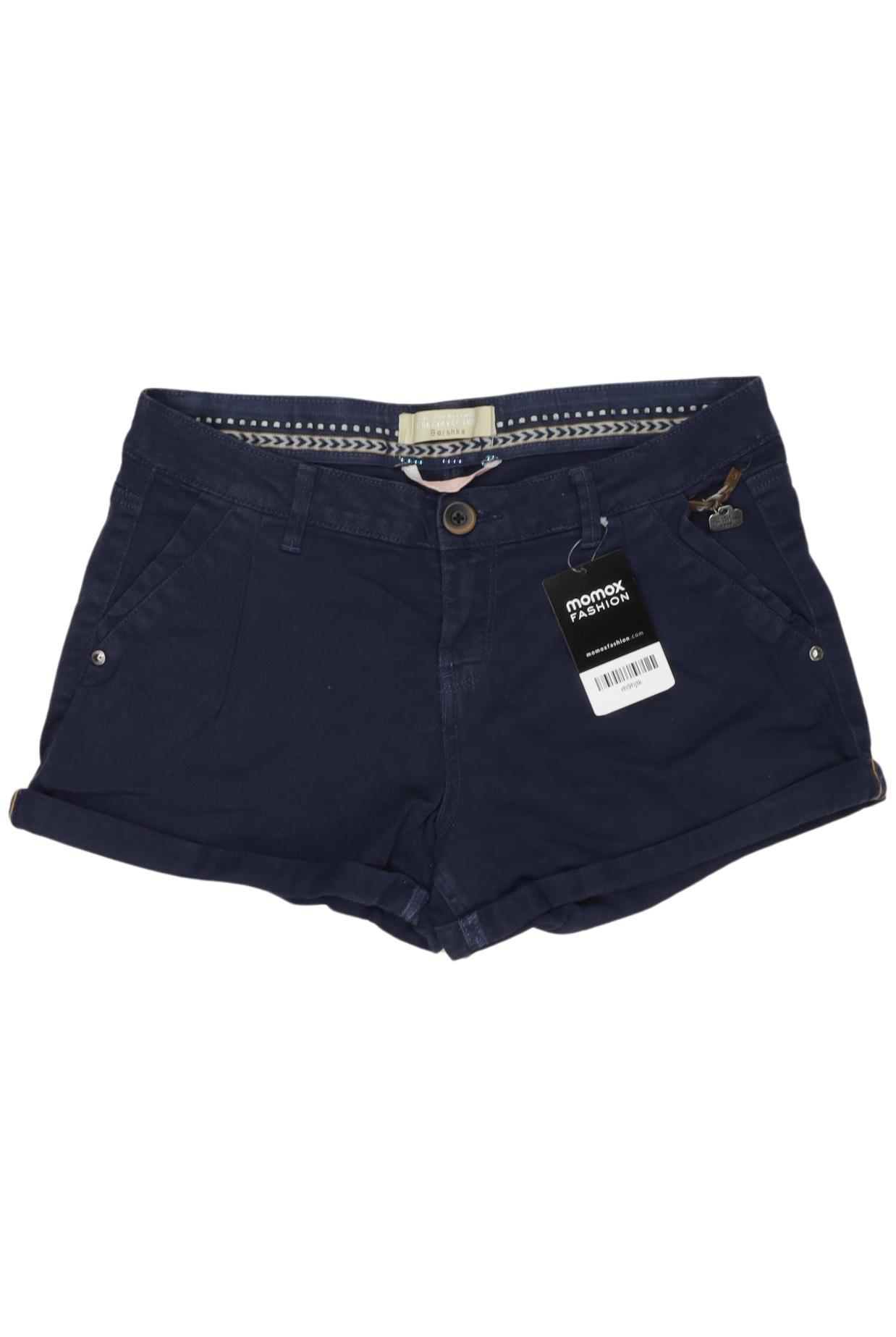 

bershka Damen Shorts, marineblau, Gr. 36