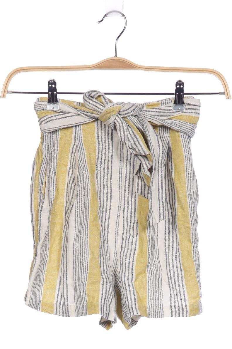 

bershka Damen Shorts, cremeweiß, Gr. 38