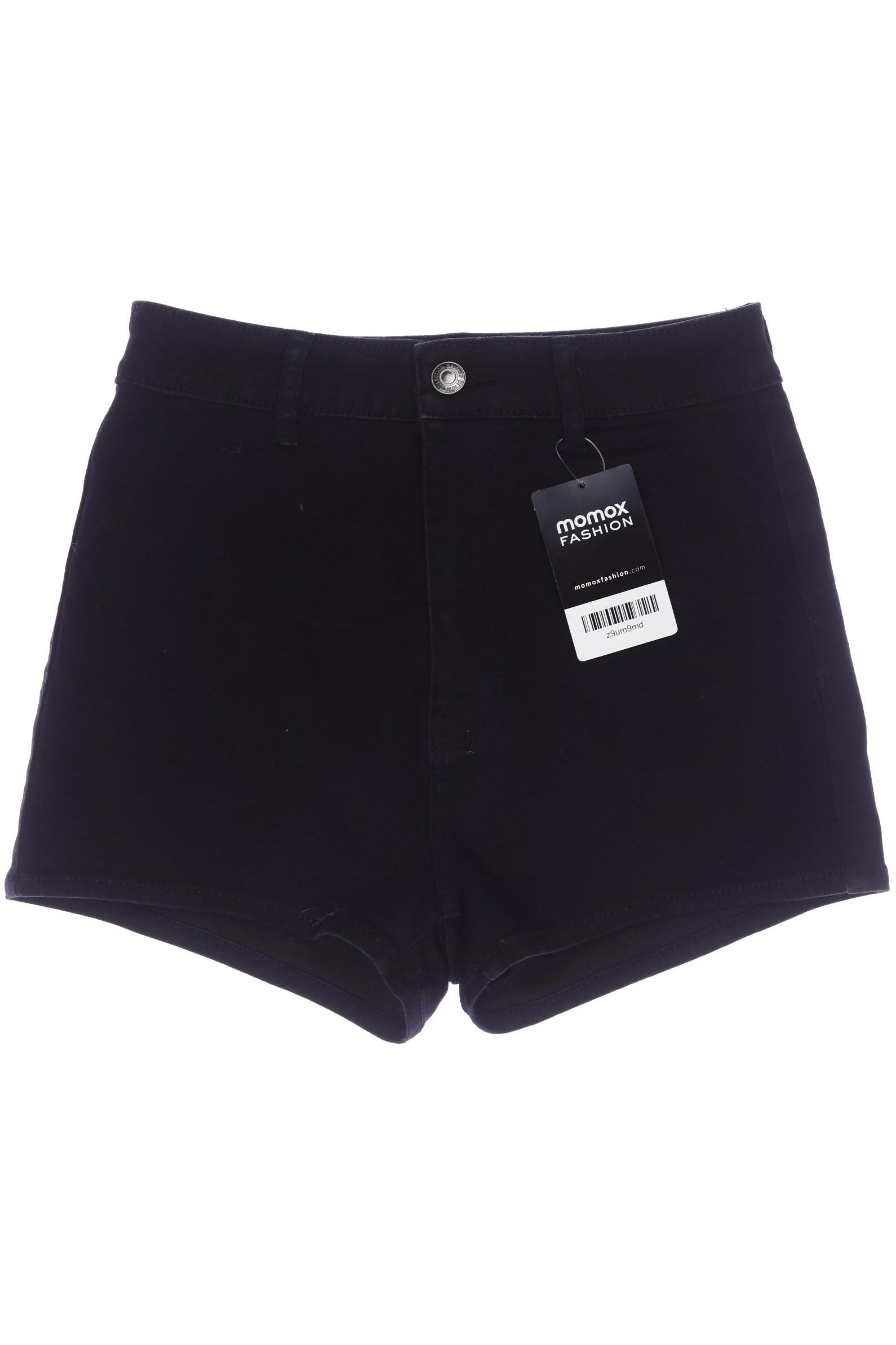 

bershka Damen Shorts, schwarz, Gr. 36