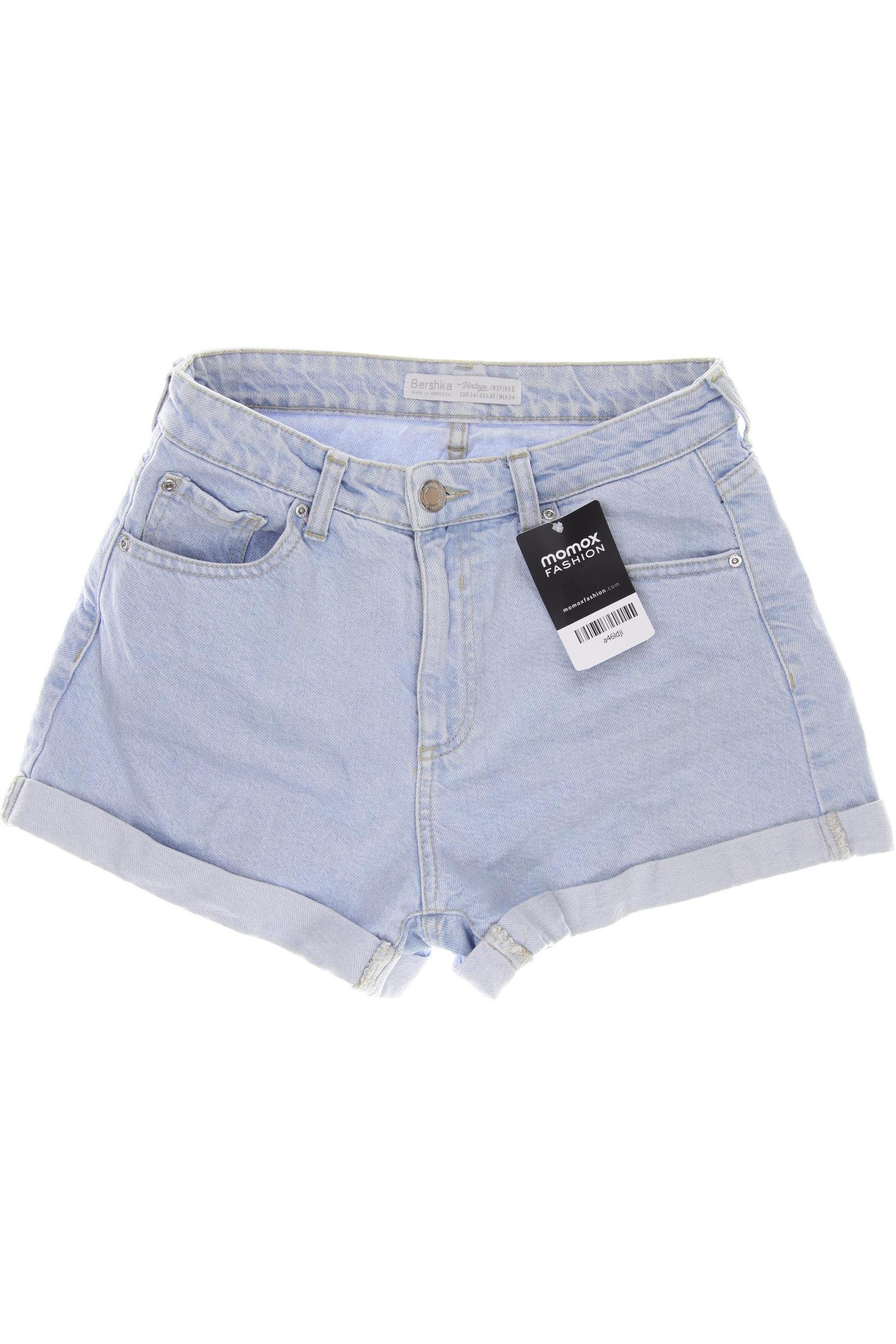 

bershka Damen Shorts, hellblau
