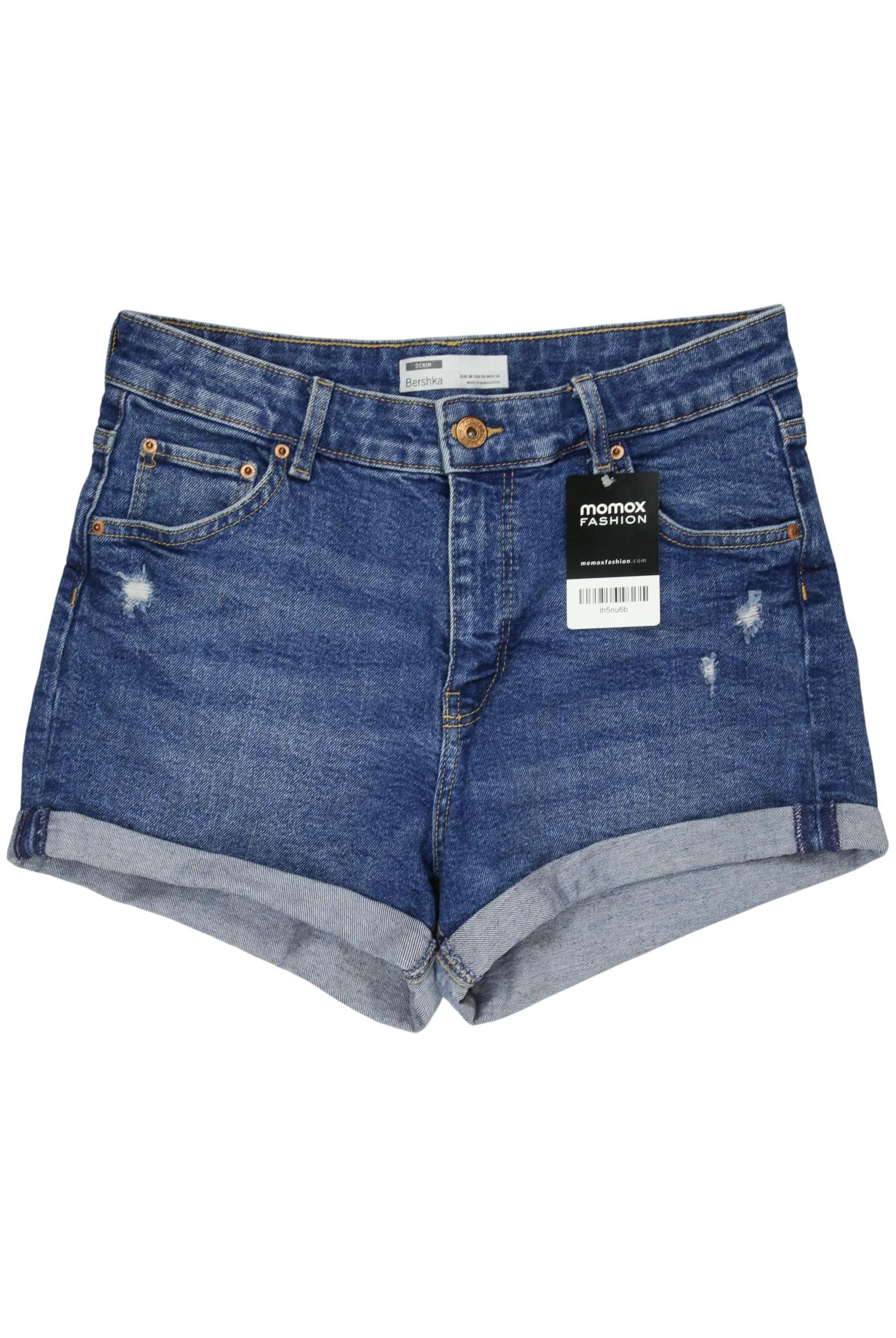 

bershka Damen Shorts, blau, Gr. 38