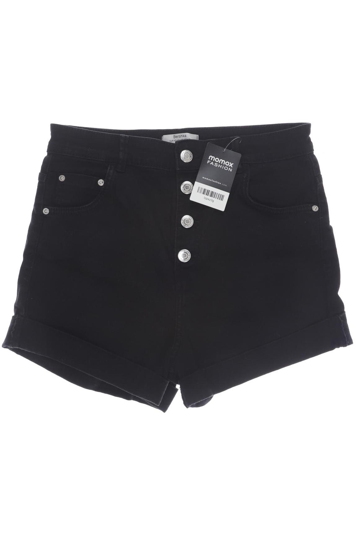 

bershka Damen Shorts, schwarz