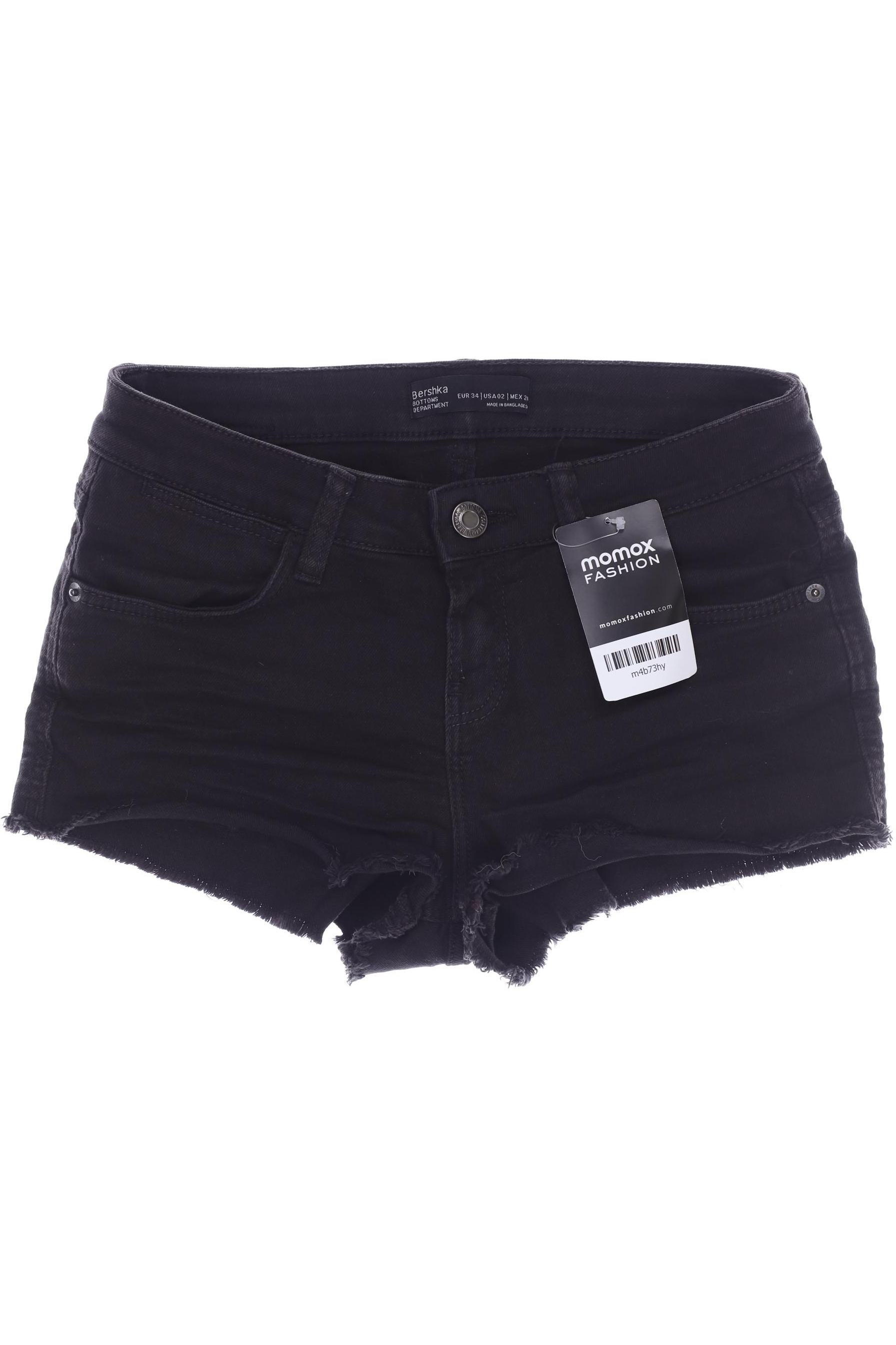 

bershka Damen Shorts, schwarz