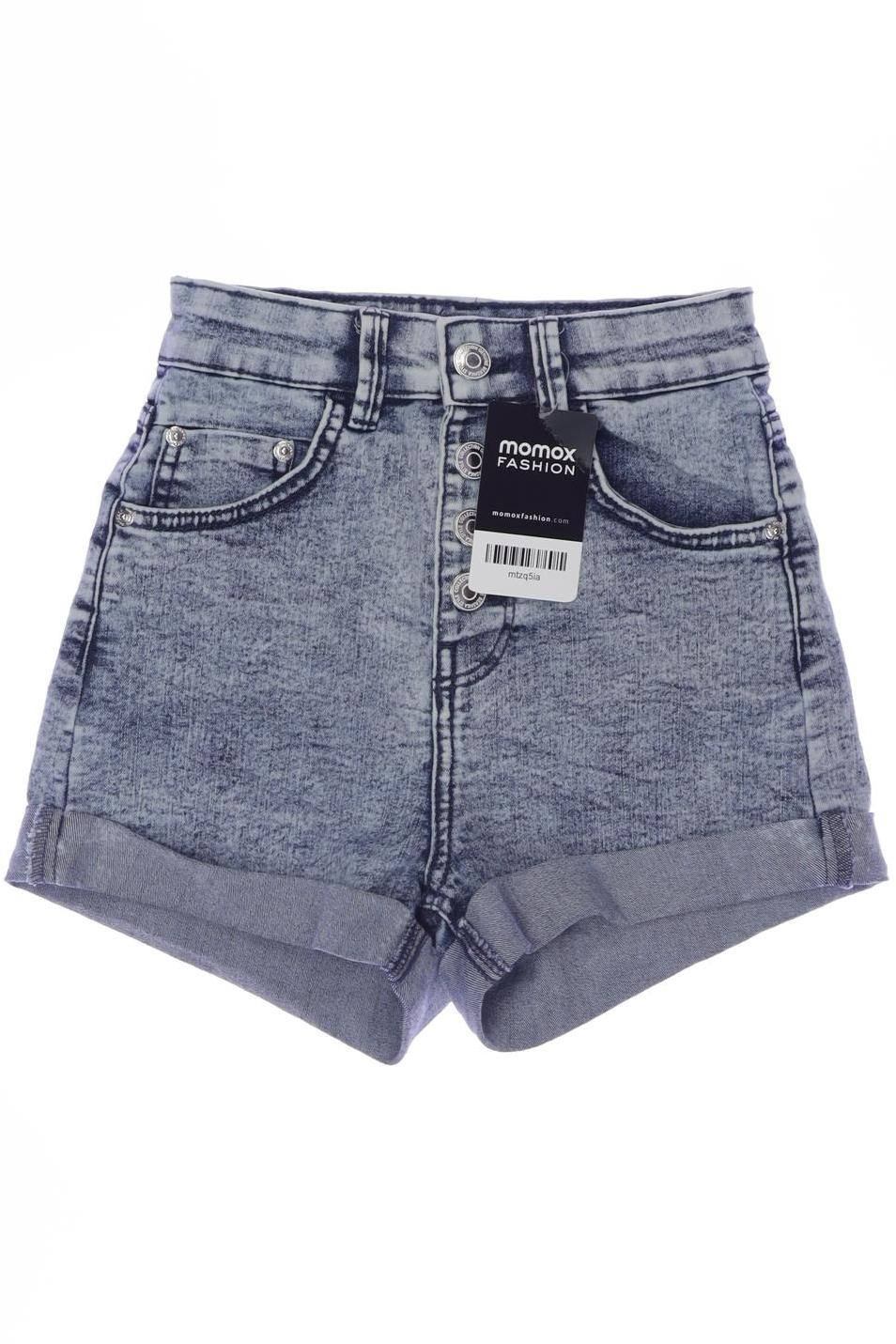 

bershka Damen Shorts, blau, Gr. 32