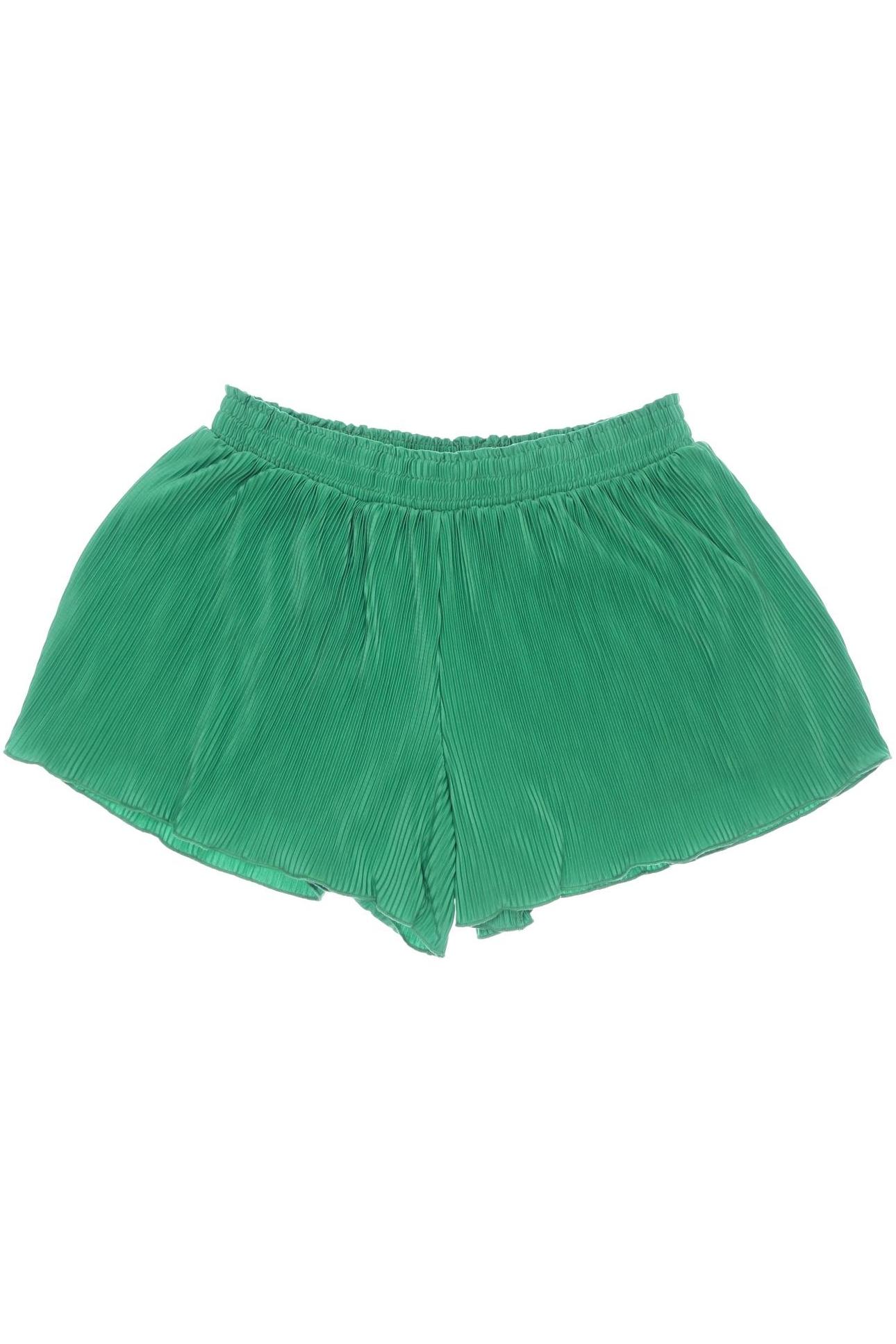 

bershka Damen Shorts, grün, Gr. 34