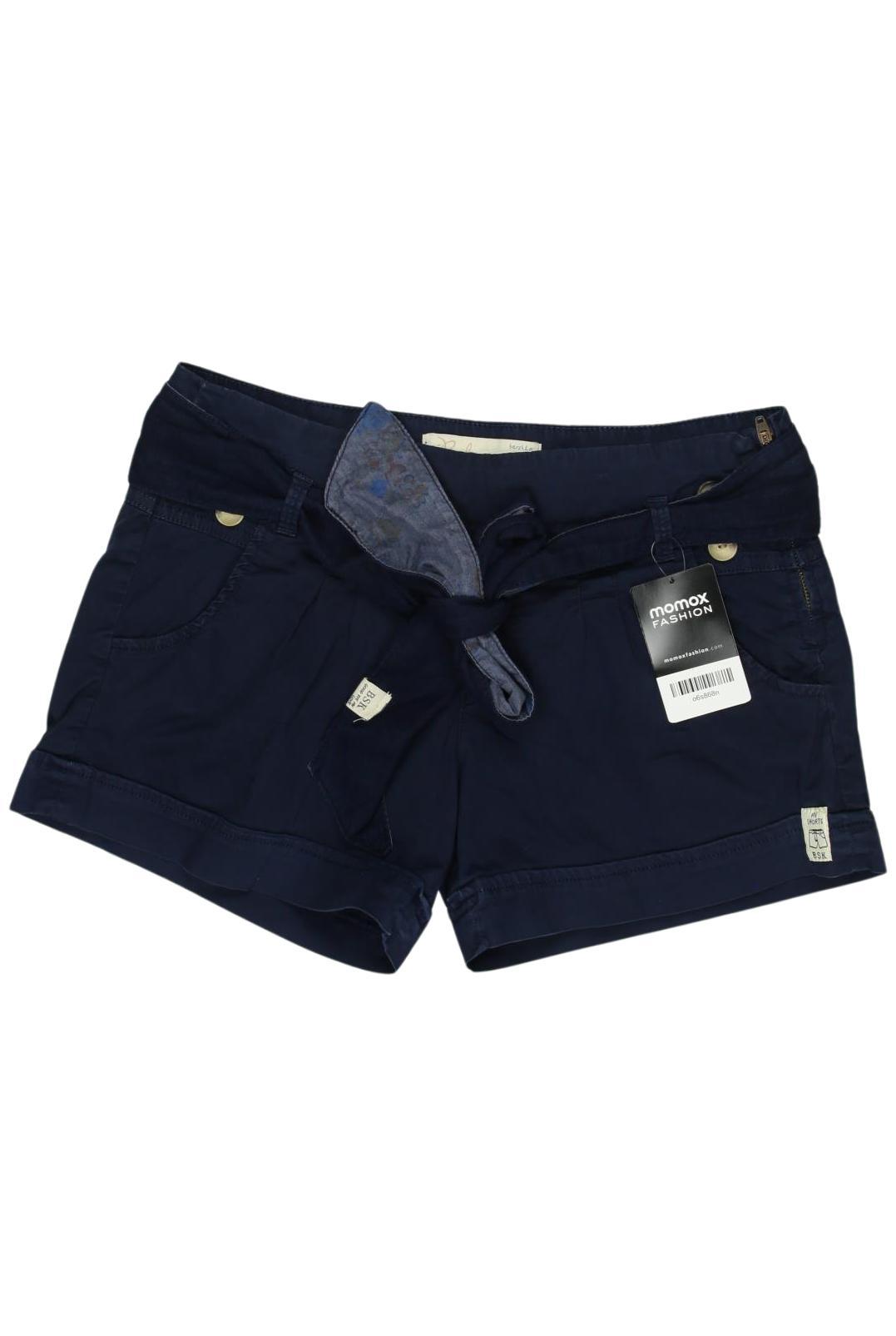 

bershka Damen Shorts, marineblau, Gr. 34