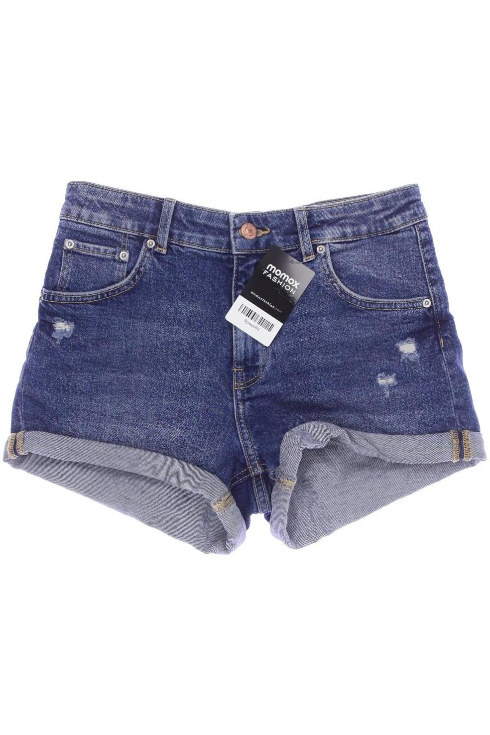 

bershka Damen Shorts, blau, Gr. 36