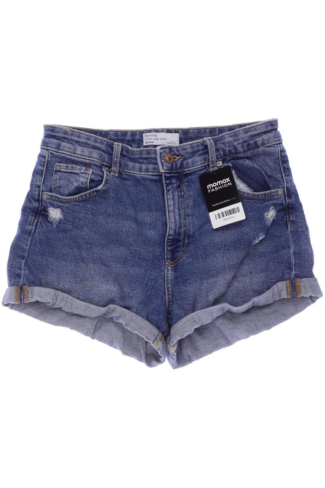 

bershka Damen Shorts, blau, Gr. 38