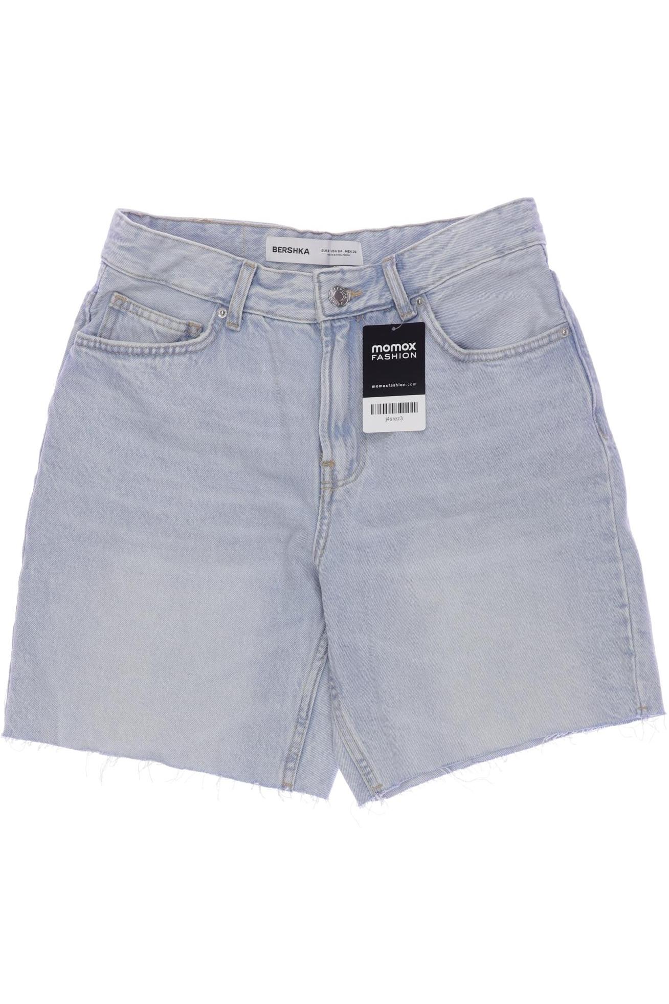 

bershka Damen Shorts, hellblau, Gr. 36