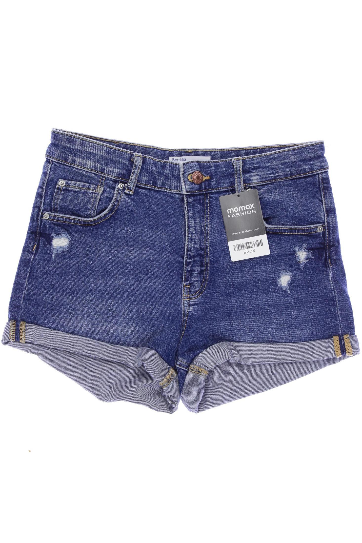

bershka Damen Shorts, blau