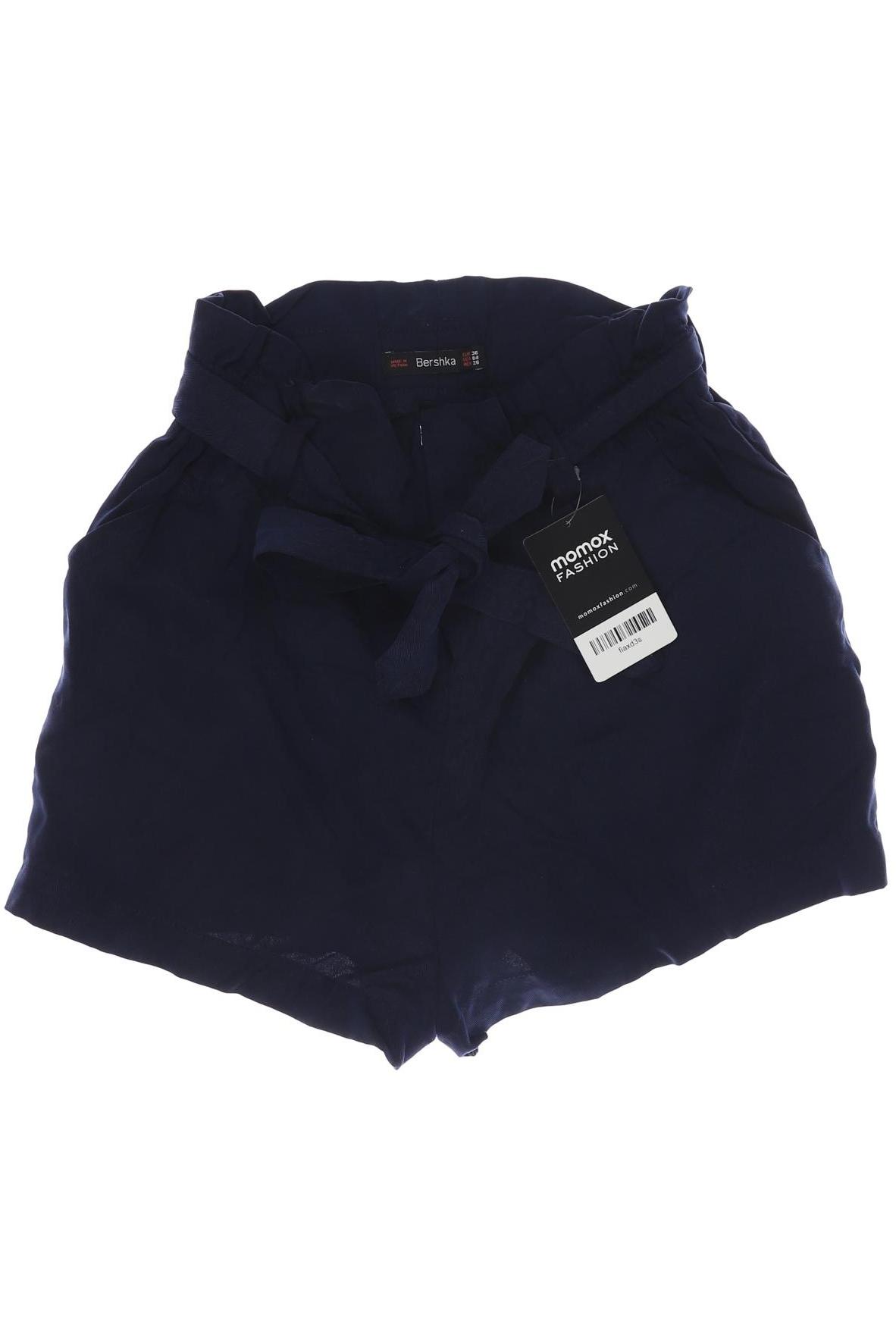 

bershka Damen Shorts, marineblau, Gr. 36