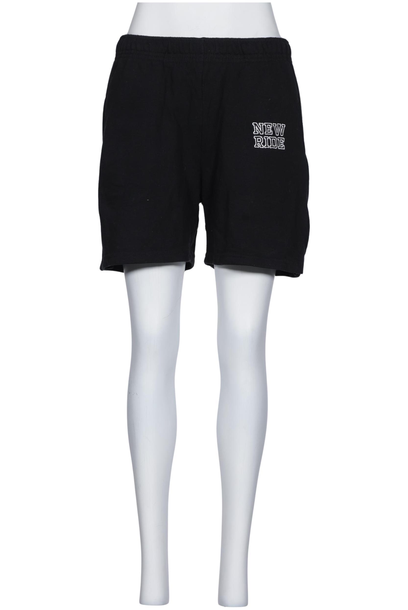 

bershka Damen Shorts, schwarz, Gr. 38