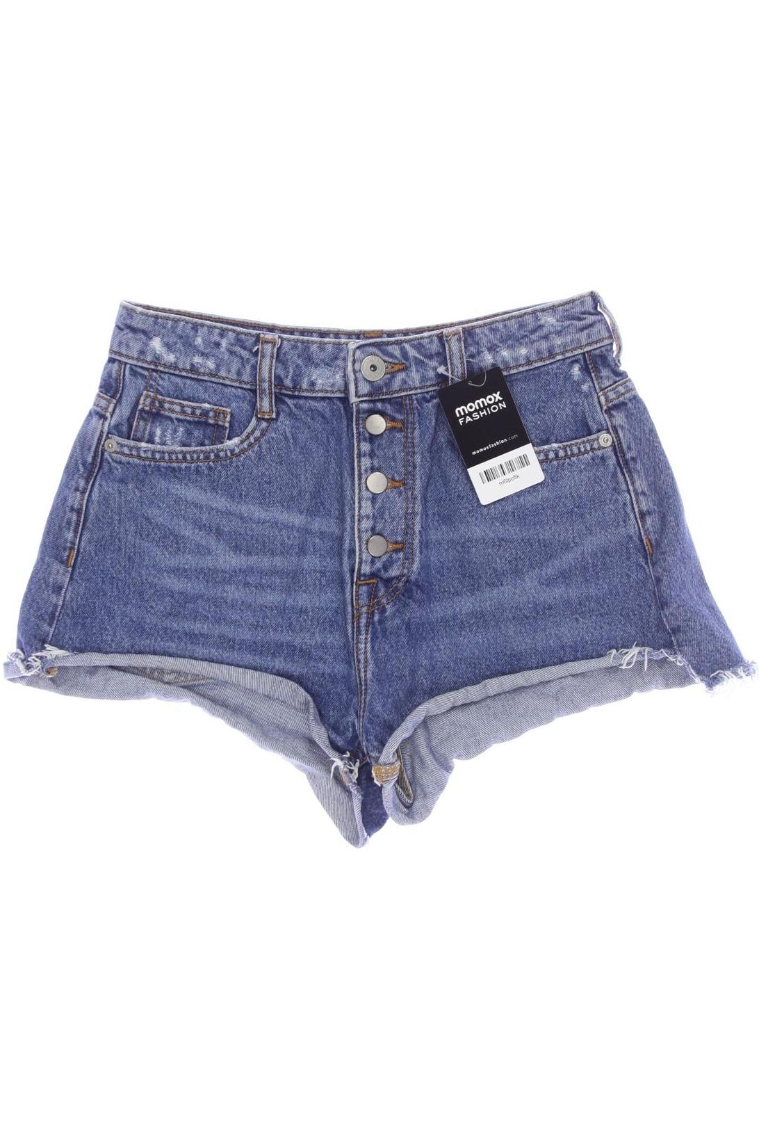 

bershka Damen Shorts, blau, Gr. 36