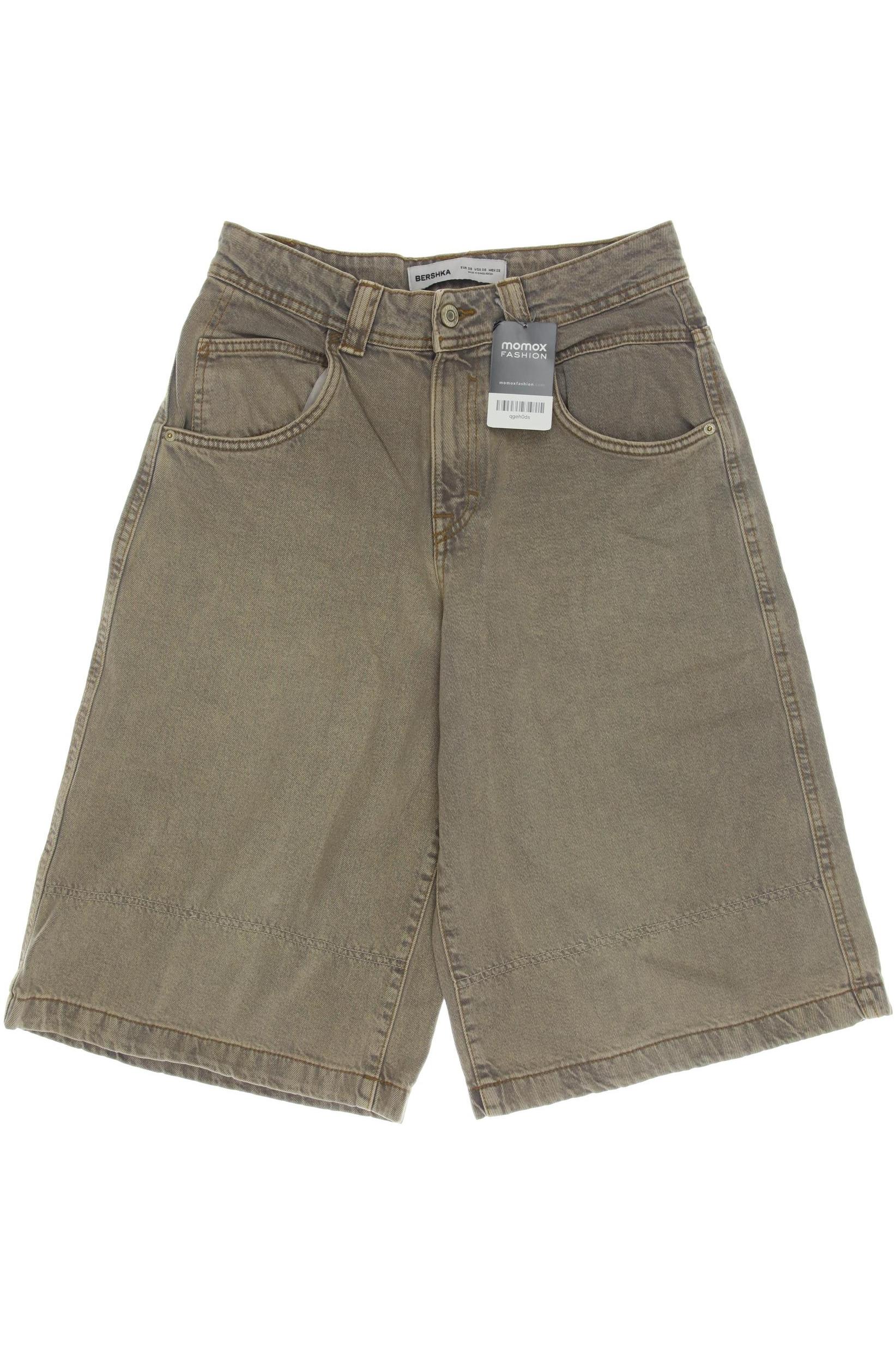 

bershka Damen Shorts, beige, Gr. 38