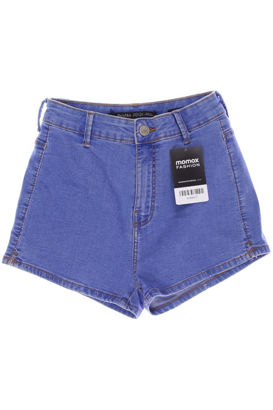 

bershka Damen Shorts, hellblau, Gr. 34