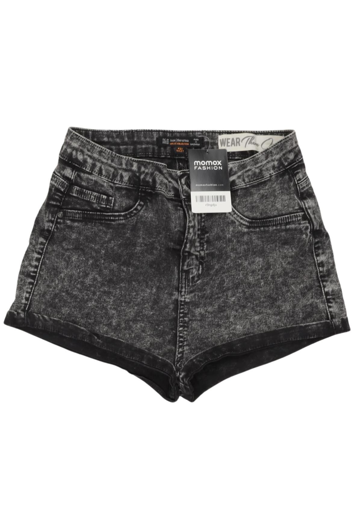 

bershka Damen Shorts, grau, Gr. 36