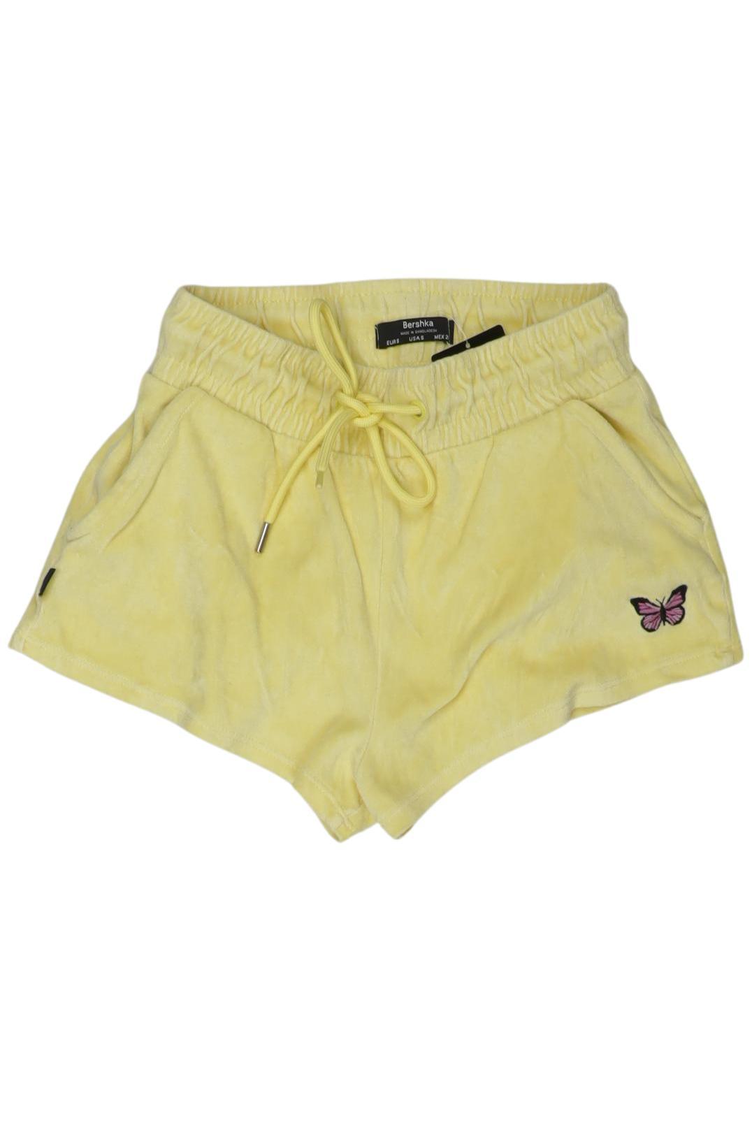 

bershka Damen Shorts, gelb, Gr. 36